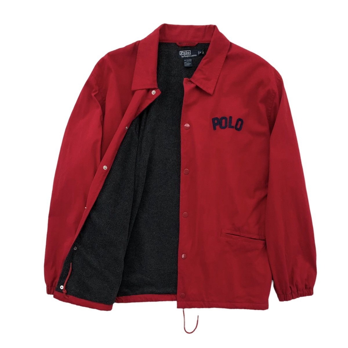 Polo Ralph Lauren 🔥Vintage Polo by Ralph Lauren Mens Lined Fleece Jacket Size US XL / EU 56 / 4 - 2 Thumbnail
