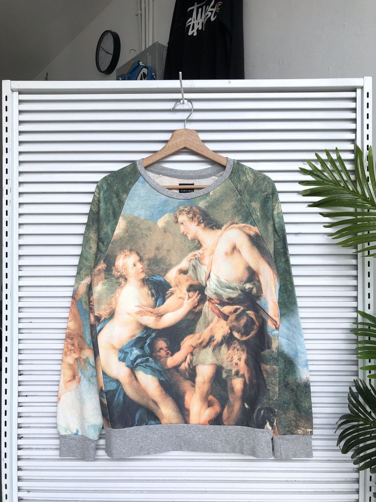 Japanese Brand × Vintage × Zara Vintage Zara Full Print Crewneck/Travis Flacko Scott Size US M / EU 48-50 / 2 - 1 Thumbnail