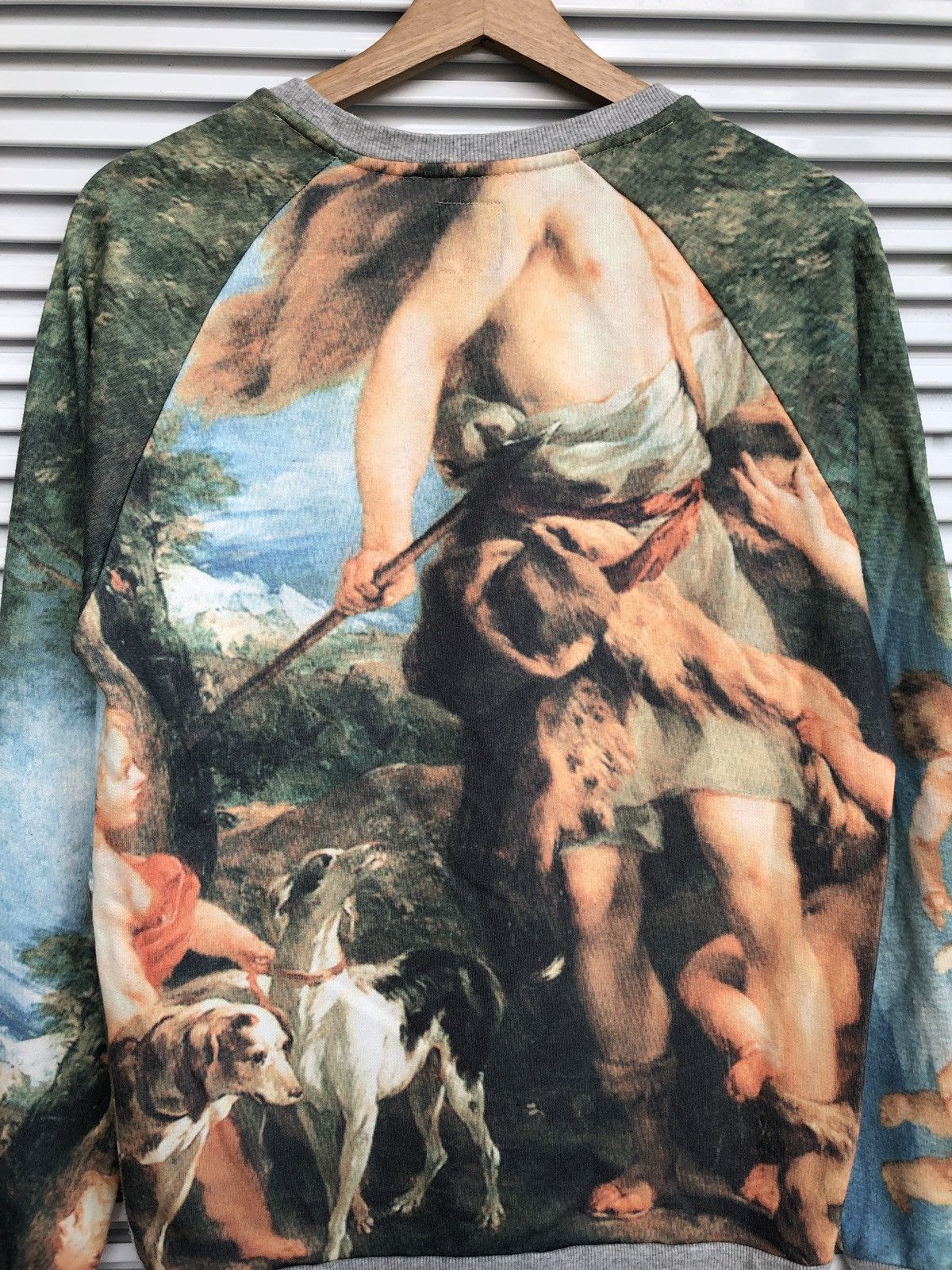 Japanese Brand × Vintage × Zara Vintage Zara Full Print Crewneck/Travis Flacko Scott Size US M / EU 48-50 / 2 - 4 Thumbnail