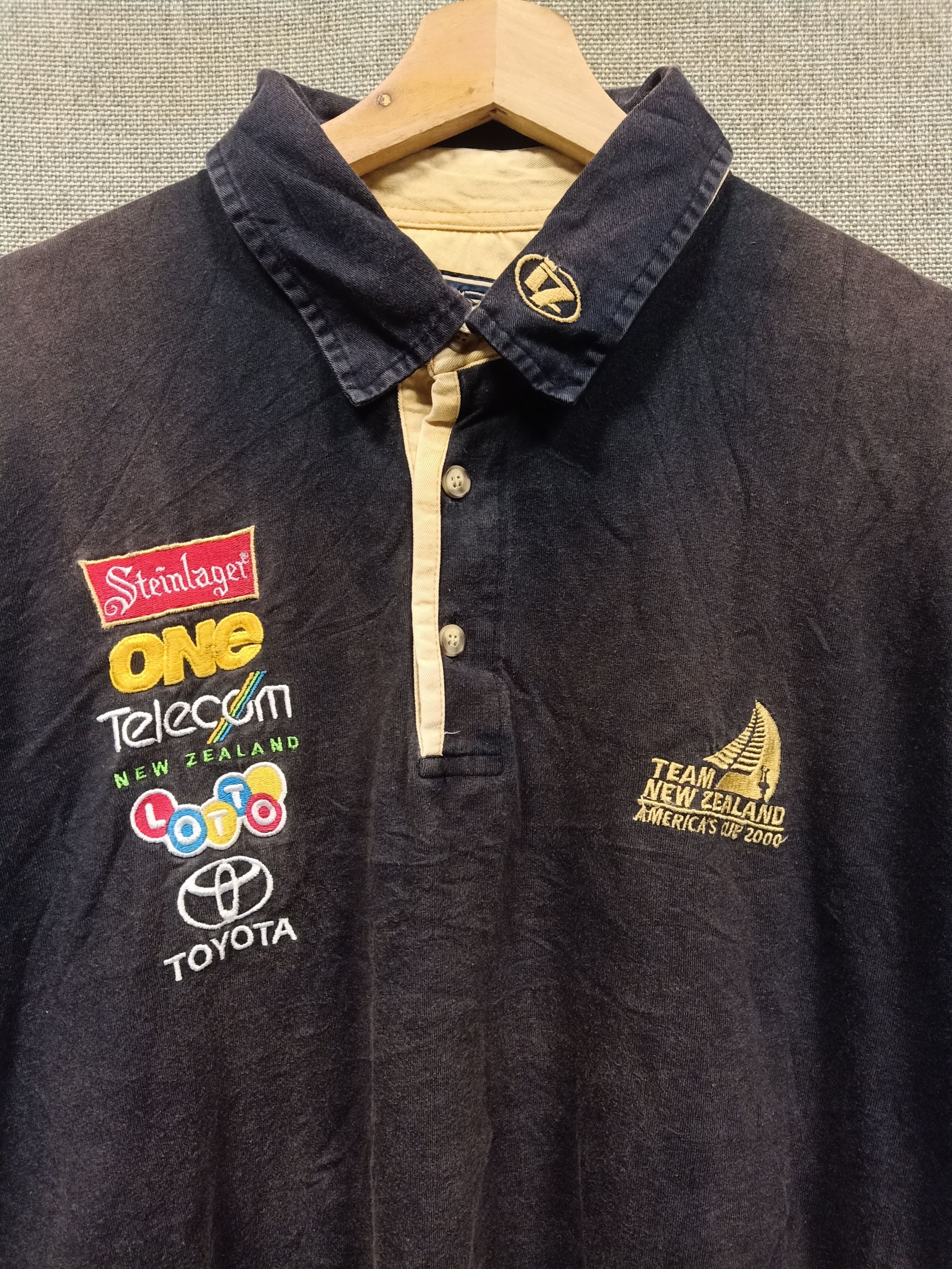 Sports Specialties × Vintage Vintage polo shirt team new zealand america's cup Size US XL / EU 56 / 4 - 2 Thumbnail