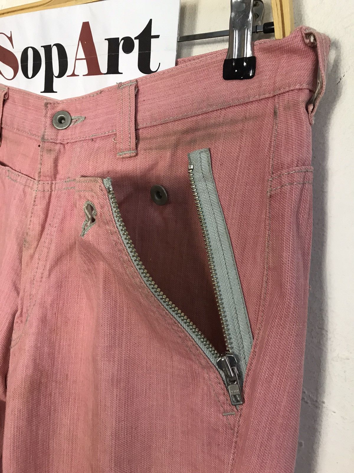 Japanese Brand Vintage Japanese Brand Jeans Colour Zipper Design Size US 32 / EU 48 - 6 Thumbnail