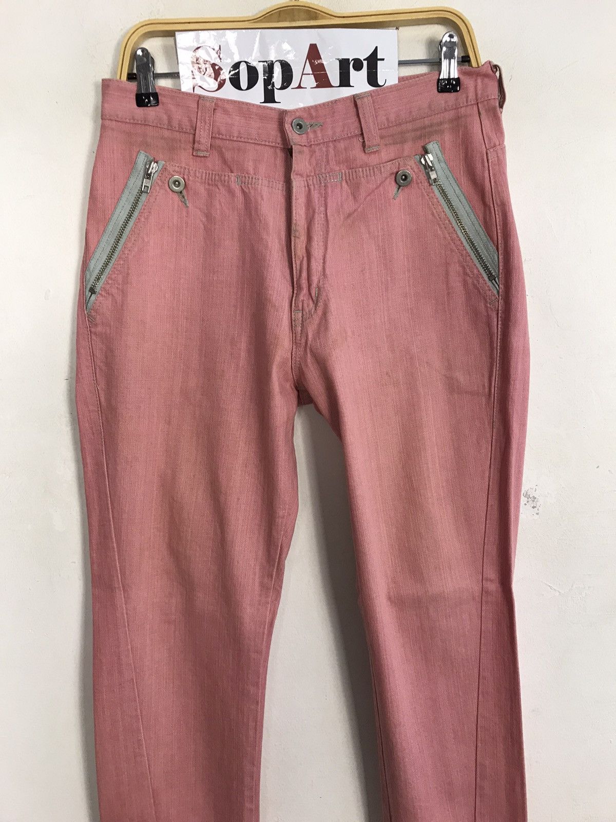 Japanese Brand Vintage Japanese Brand Jeans Colour Zipper Design Size US 32 / EU 48 - 3 Thumbnail