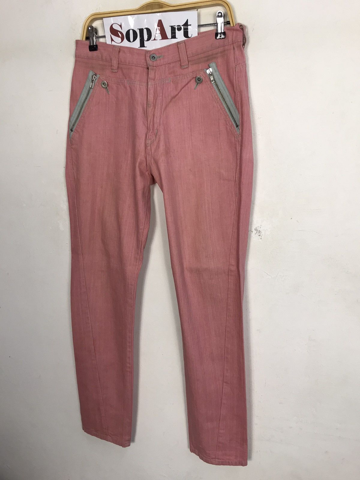 Japanese Brand Vintage Japanese Brand Jeans Colour Zipper Design Size US 32 / EU 48 - 4 Thumbnail