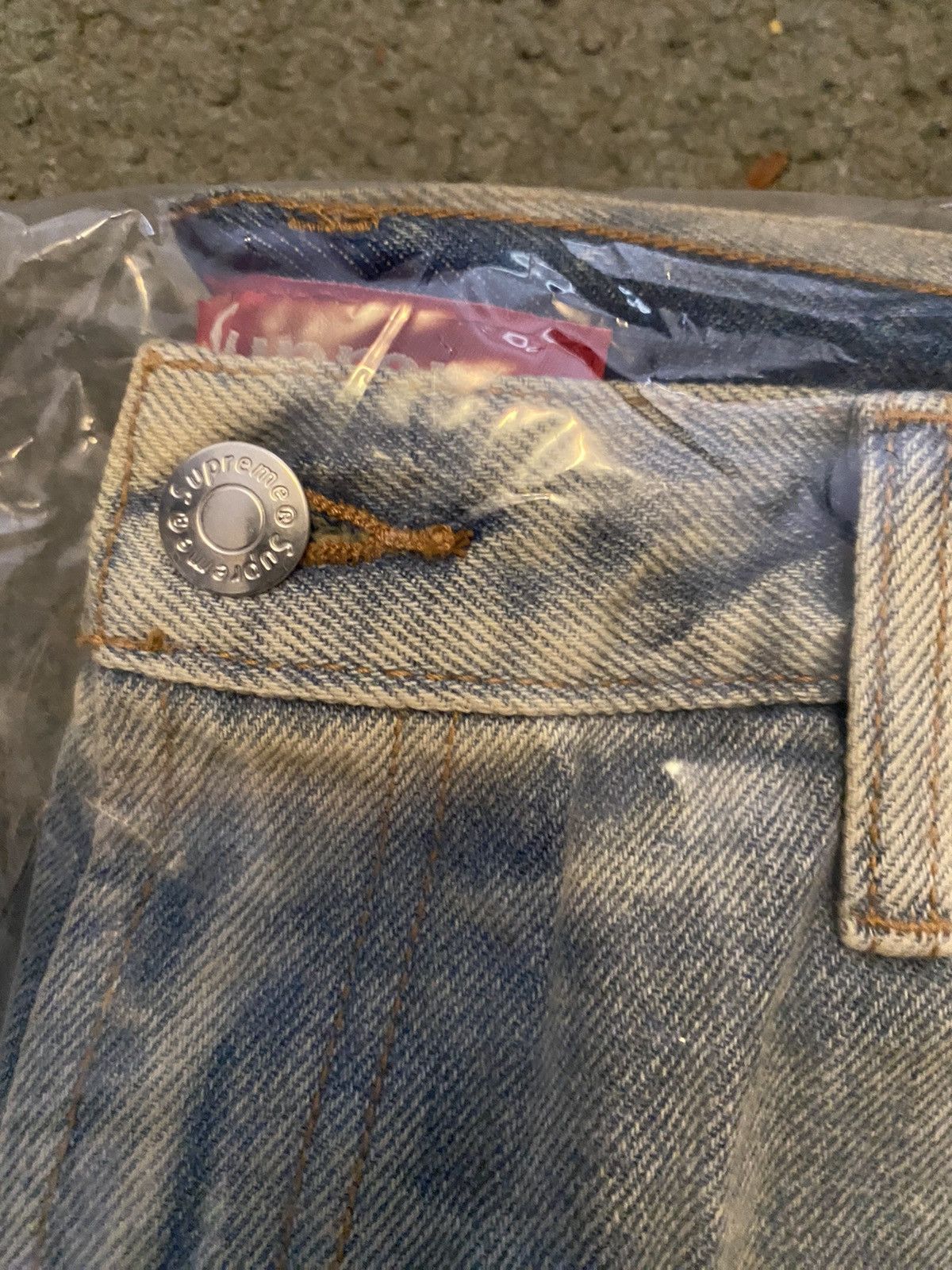 Supreme Supreme Baggy Jean SS22 Dirty Indigo 38 Size US 38 / EU 54 - 8 Thumbnail