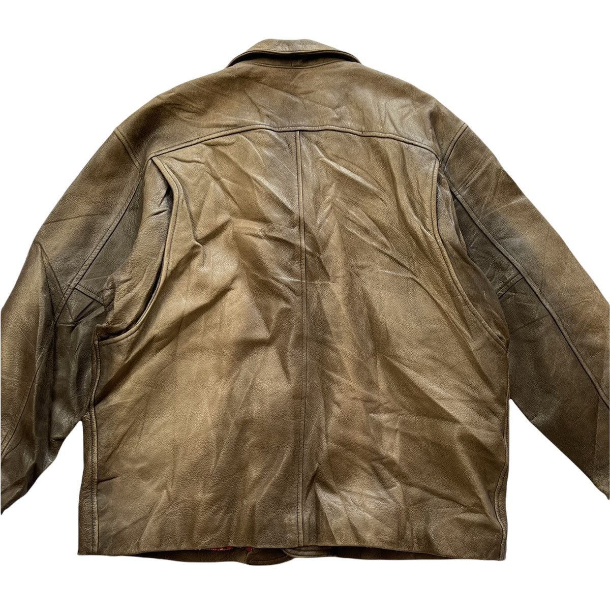 Chevignon Vintage Chevignon Sports Tog Leather Jacket Size US L / EU 52-54 / 3 - 9 Thumbnail