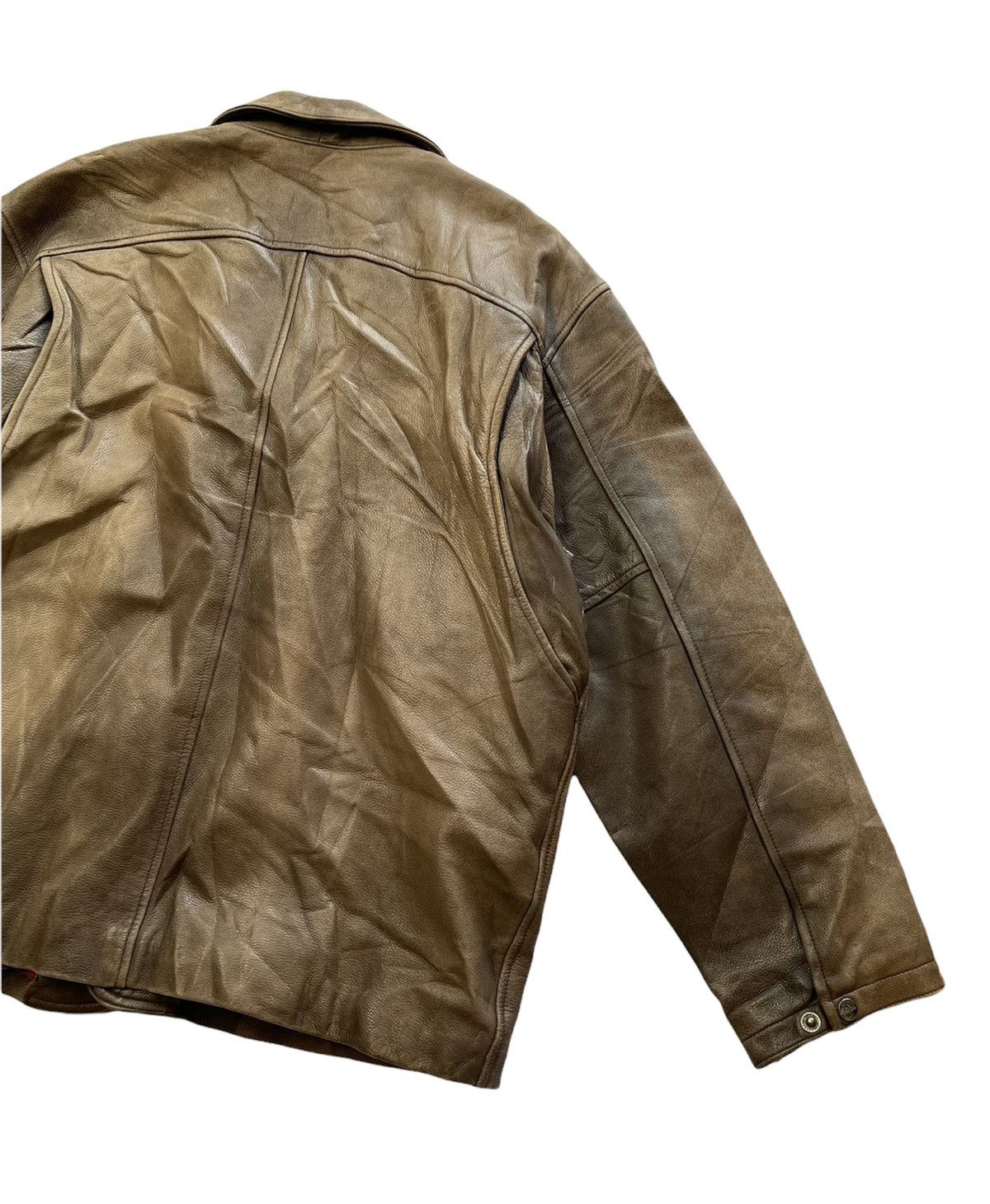 Chevignon Vintage Chevignon Sports Tog Leather Jacket Size US L / EU 52-54 / 3 - 12 Thumbnail