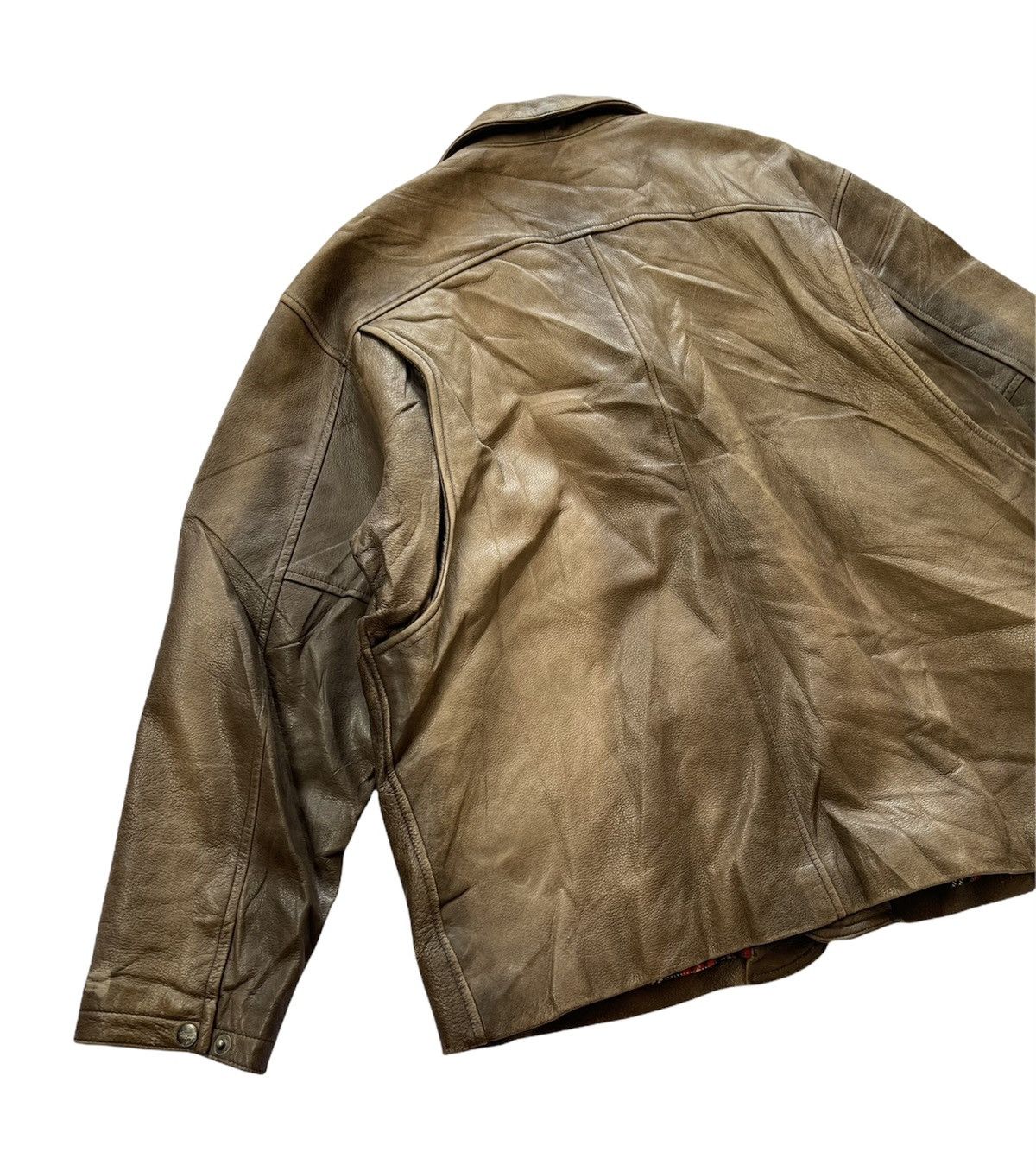 Chevignon Vintage Chevignon Sports Tog Leather Jacket Size US L / EU 52-54 / 3 - 11 Thumbnail