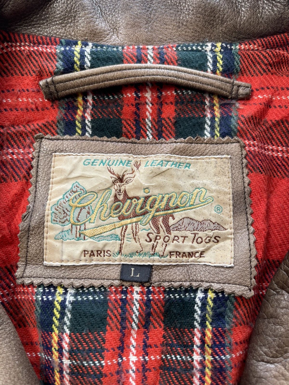 Chevignon Vintage Chevignon Sports Tog Leather Jacket Size US L / EU 52-54 / 3 - 15 Thumbnail