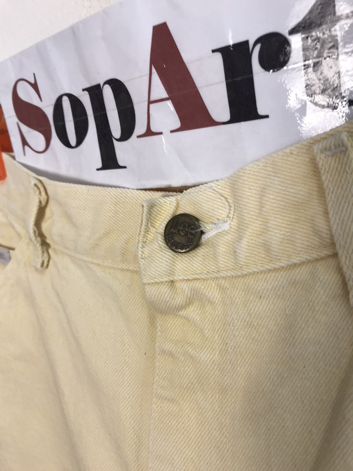 Lee × Vintage Vintage Lee Riders Jeans Colour Yellow Style Size US 31 - 7 Thumbnail