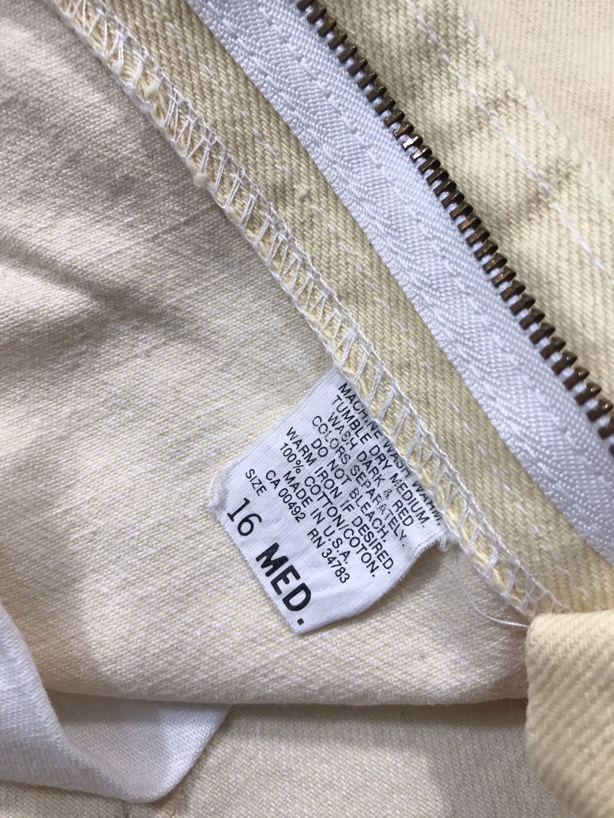 Lee × Vintage Vintage Lee Riders Jeans Colour Yellow Style Size US 31 - 14 Thumbnail