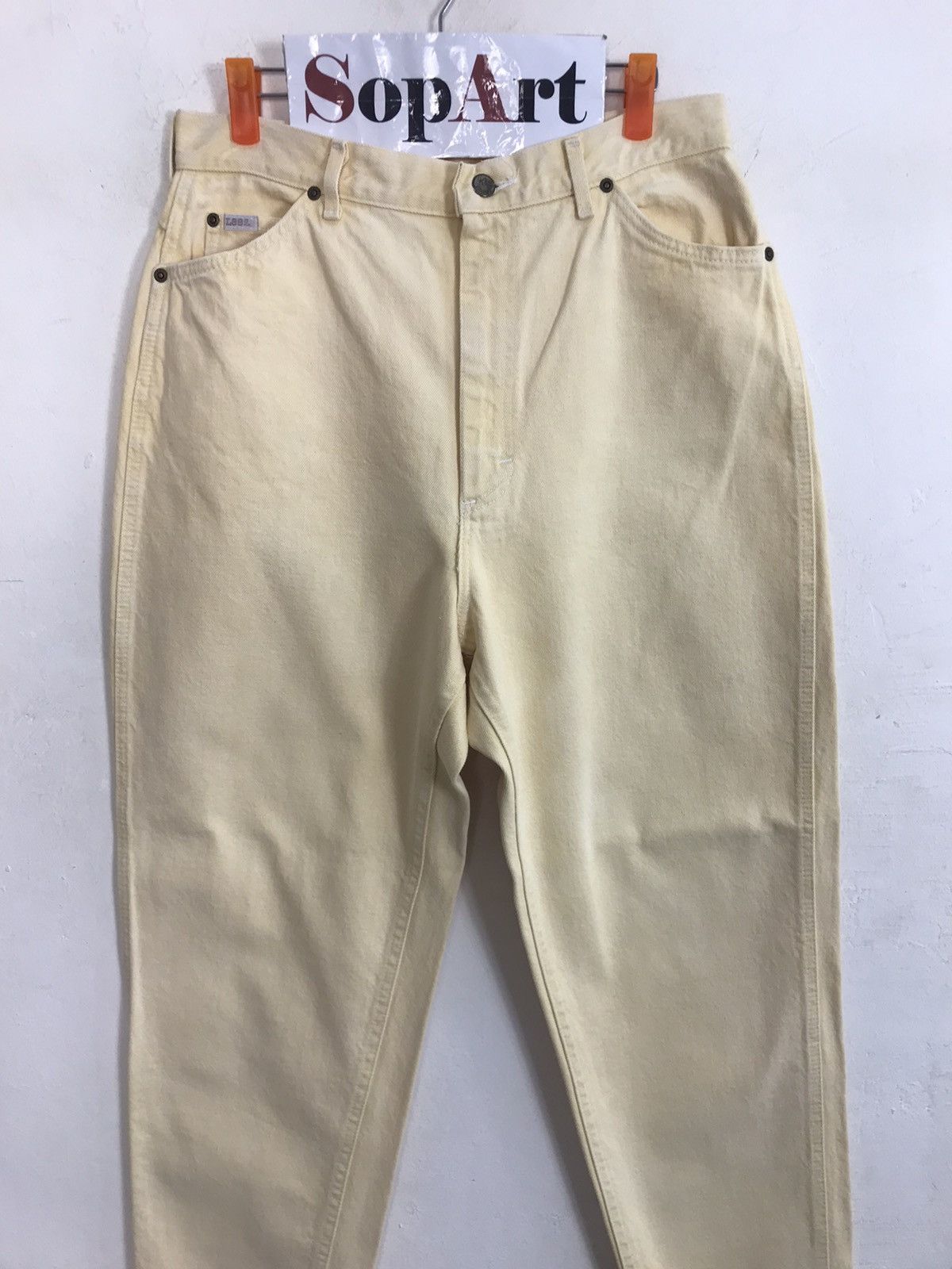 Lee × Vintage Vintage Lee Riders Jeans Colour Yellow Style Size US 31 - 3 Thumbnail