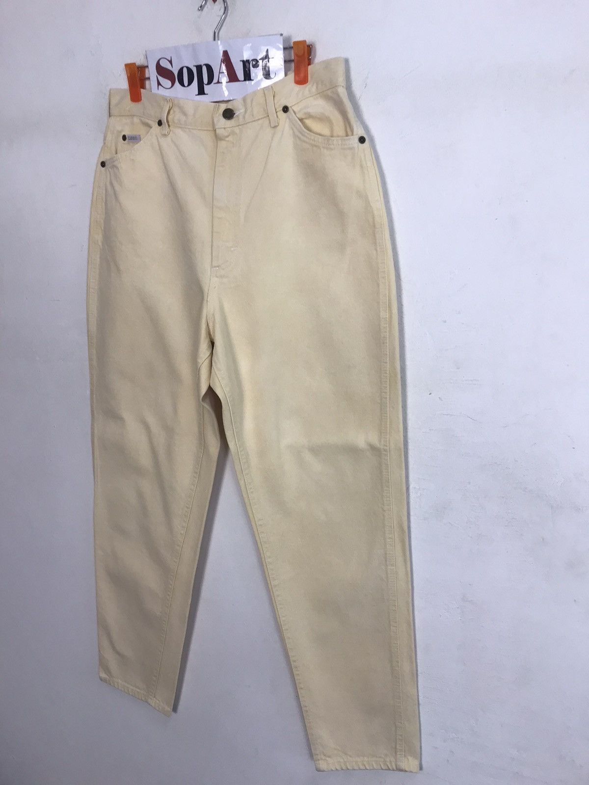 Lee × Vintage Vintage Lee Riders Jeans Colour Yellow Style Size US 31 - 4 Thumbnail
