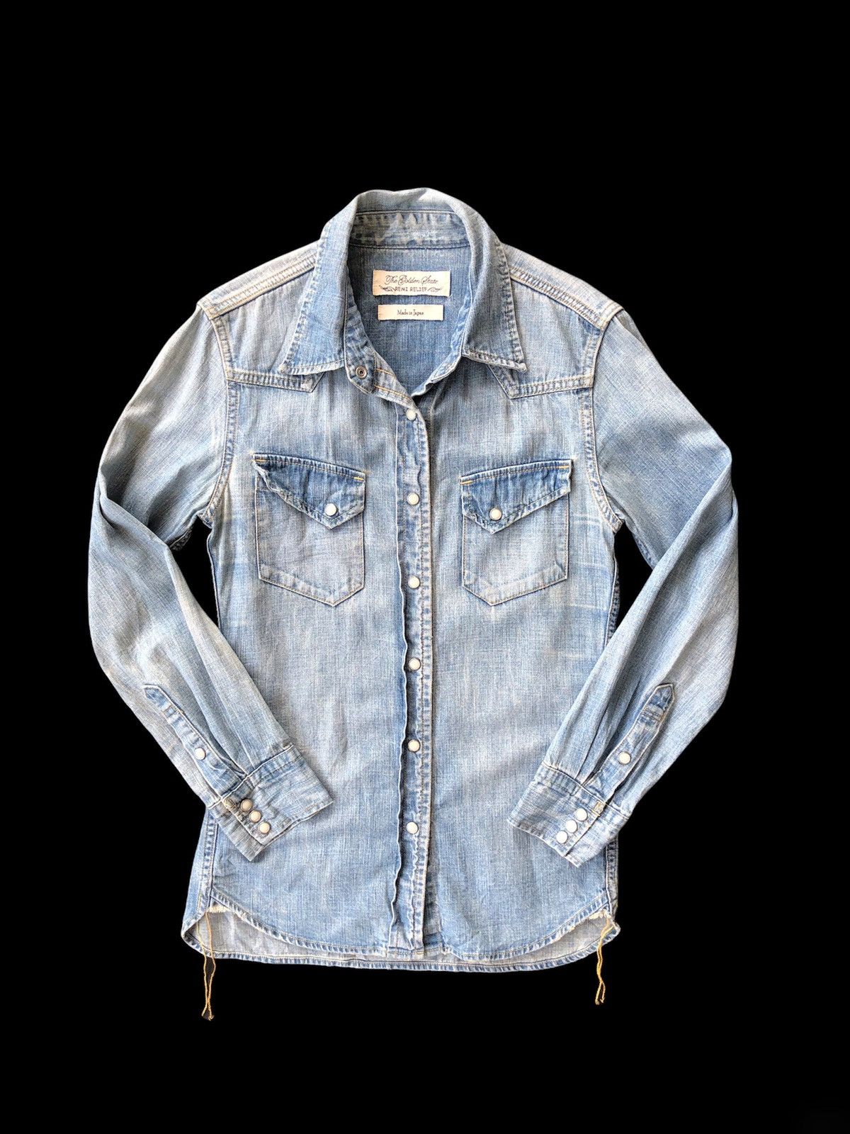 Remi Relief GRAIL🔥Remi Relief 🇯🇵 Rockabilly Western Denim Shirt Size US S / EU 44-46 / 1 - 1 Thumbnail