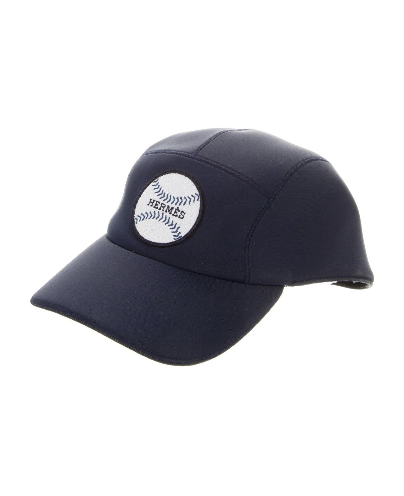image of Hermes Baseball Cap Neoprene in Navy, Men's