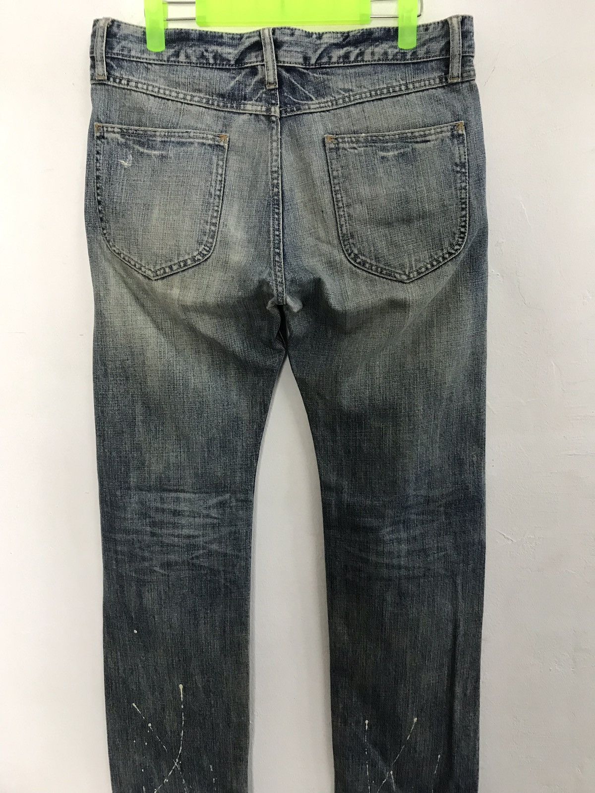 Japanese Brand × R.Newbold R.Newbold Distressed Denim Art Painting Style Size US 32 / EU 48 - 7 Thumbnail