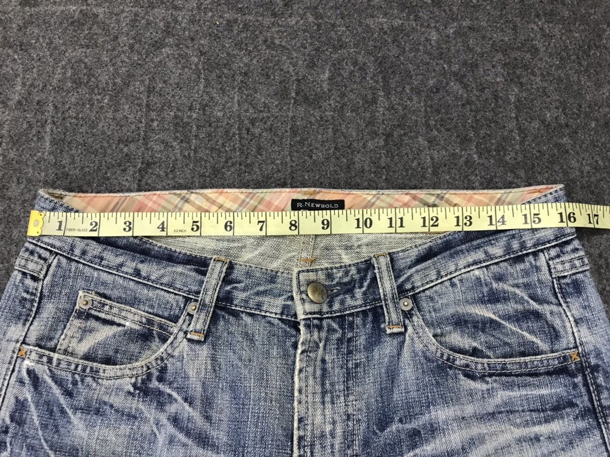Japanese Brand × R.Newbold R.Newbold Distressed Denim Art Painting Style Size US 32 / EU 48 - 16 Thumbnail