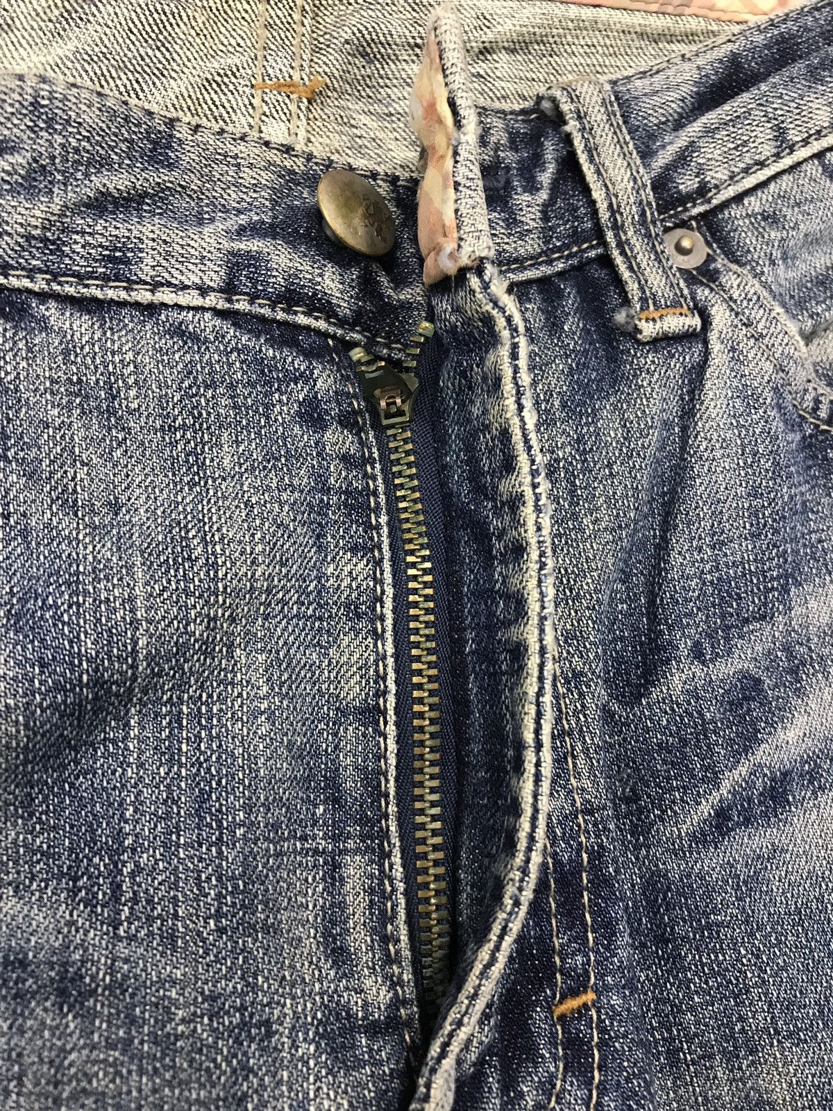 Japanese Brand × R.Newbold R.Newbold Distressed Denim Art Painting Style Size US 32 / EU 48 - 11 Thumbnail