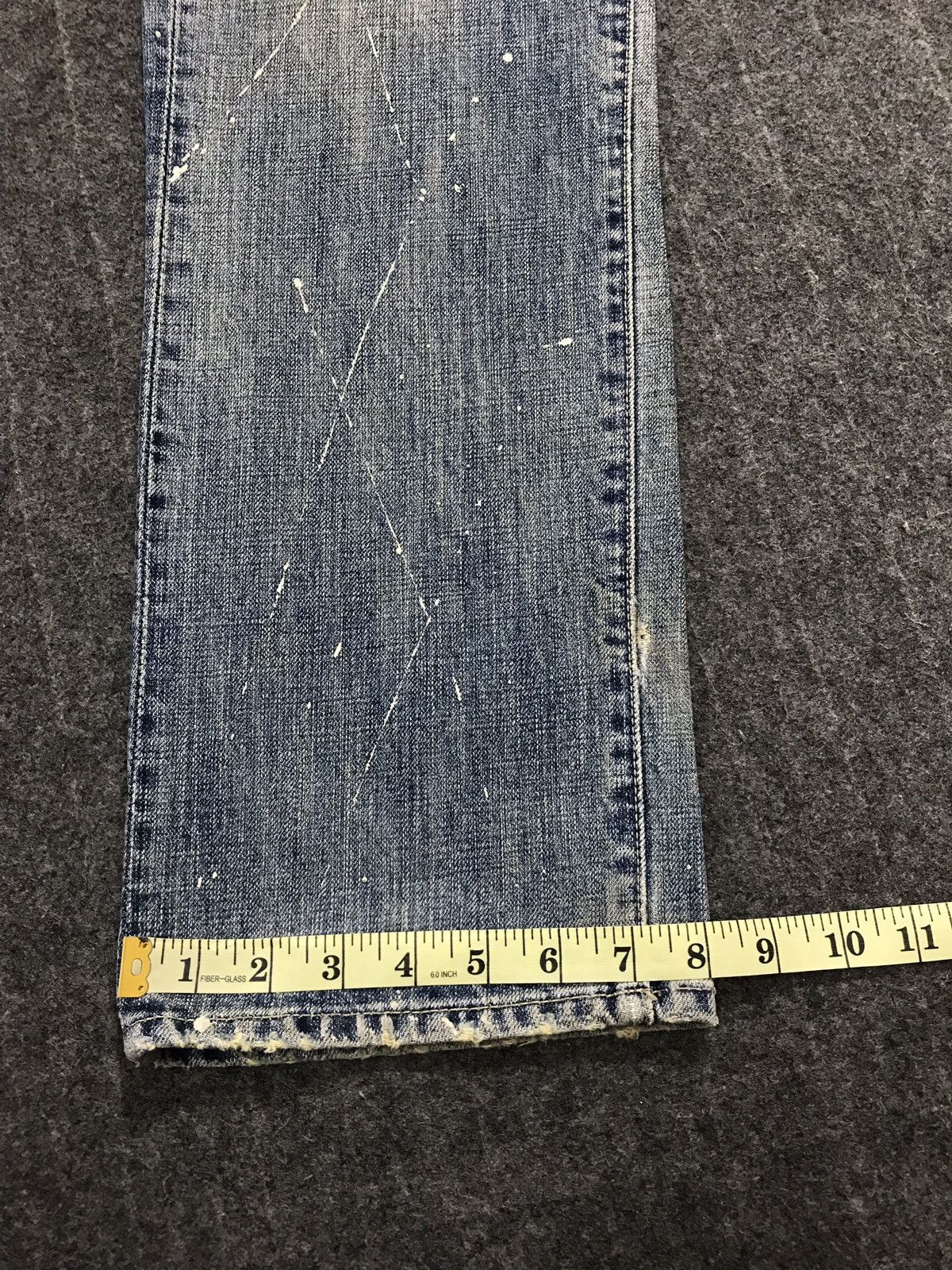 Japanese Brand × R.Newbold R.Newbold Distressed Denim Art Painting Style Size US 32 / EU 48 - 21 Thumbnail