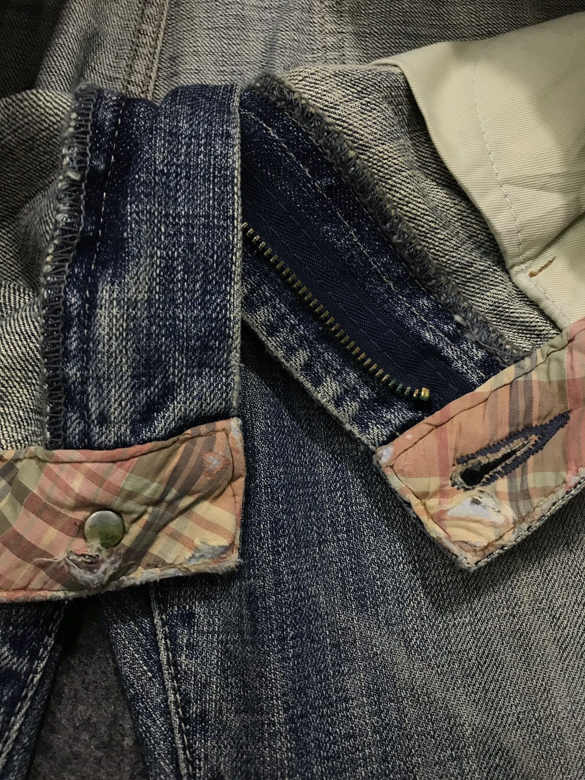 Japanese Brand × R.Newbold R.Newbold Distressed Denim Art Painting Style Size US 32 / EU 48 - 12 Thumbnail