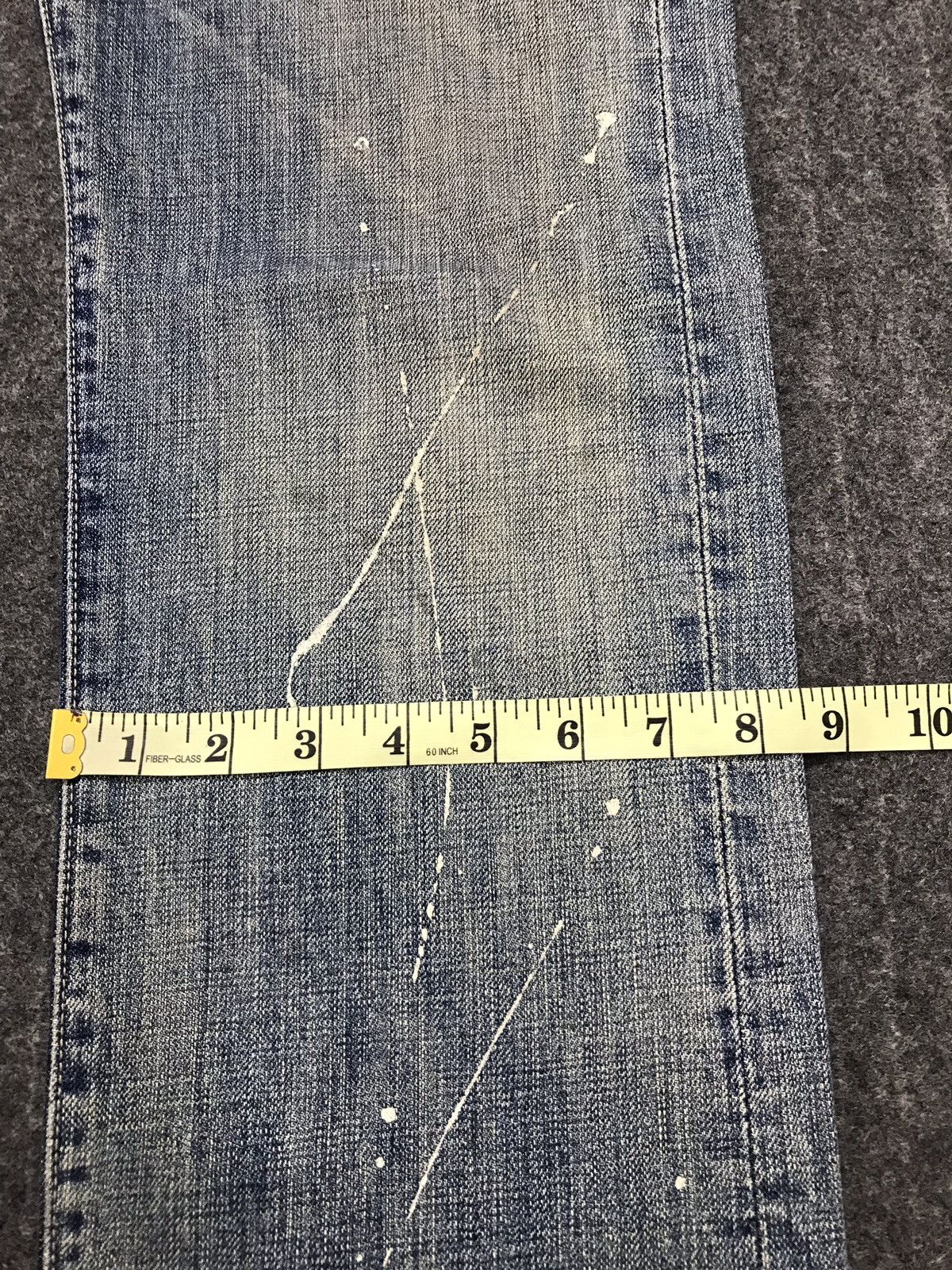 Japanese Brand × R.Newbold R.Newbold Distressed Denim Art Painting Style Size US 32 / EU 48 - 18 Thumbnail