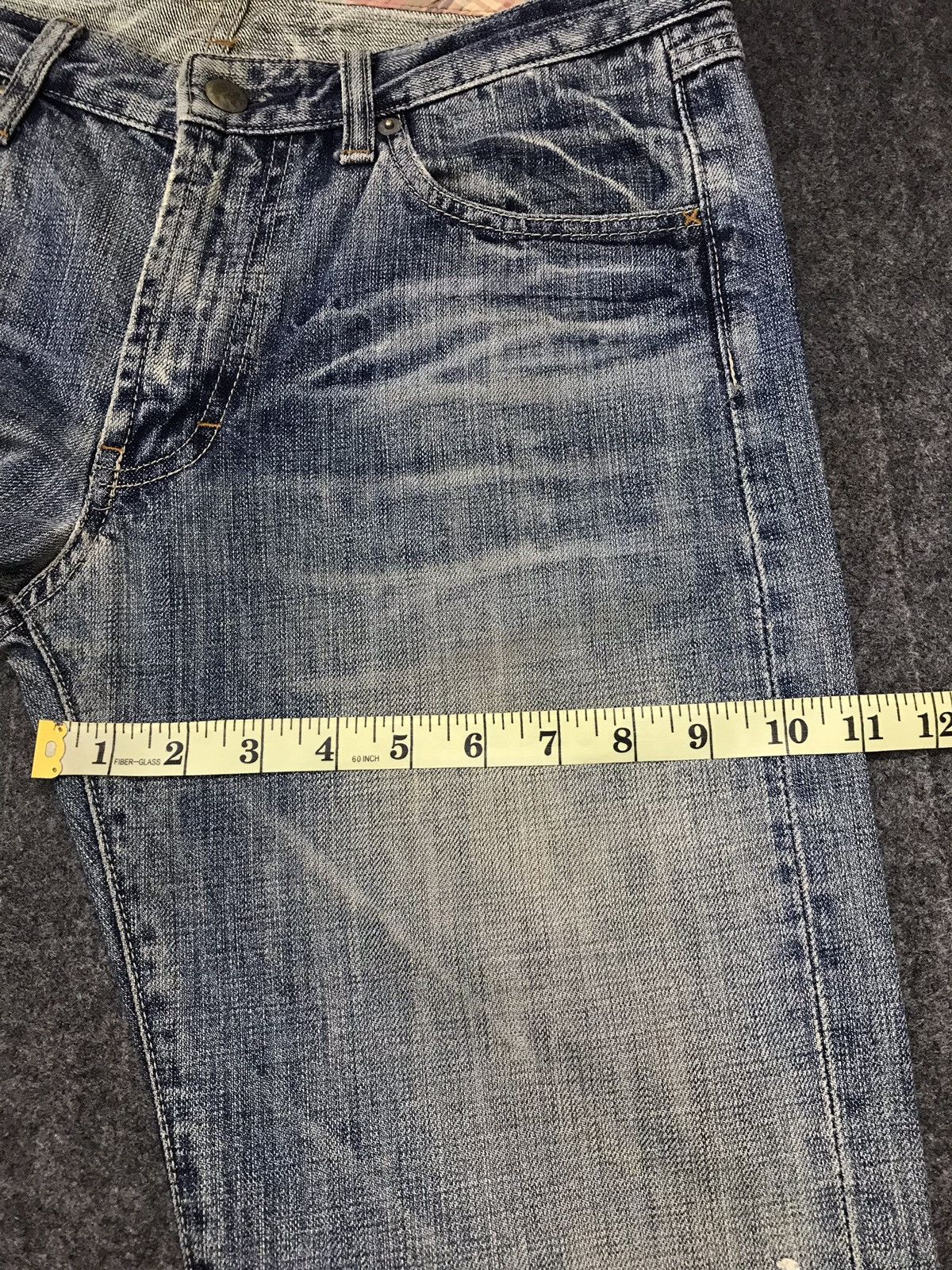 Japanese Brand × R.Newbold R.Newbold Distressed Denim Art Painting Style Size US 32 / EU 48 - 17 Thumbnail