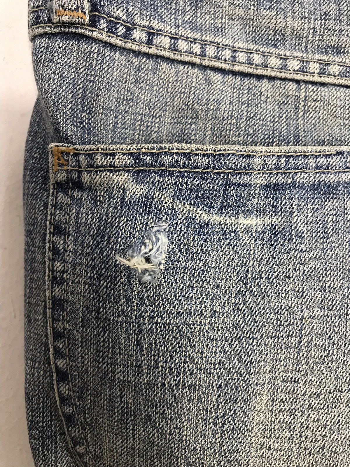 Japanese Brand × R.Newbold R.Newbold Distressed Denim Art Painting Style Size US 32 / EU 48 - 9 Thumbnail