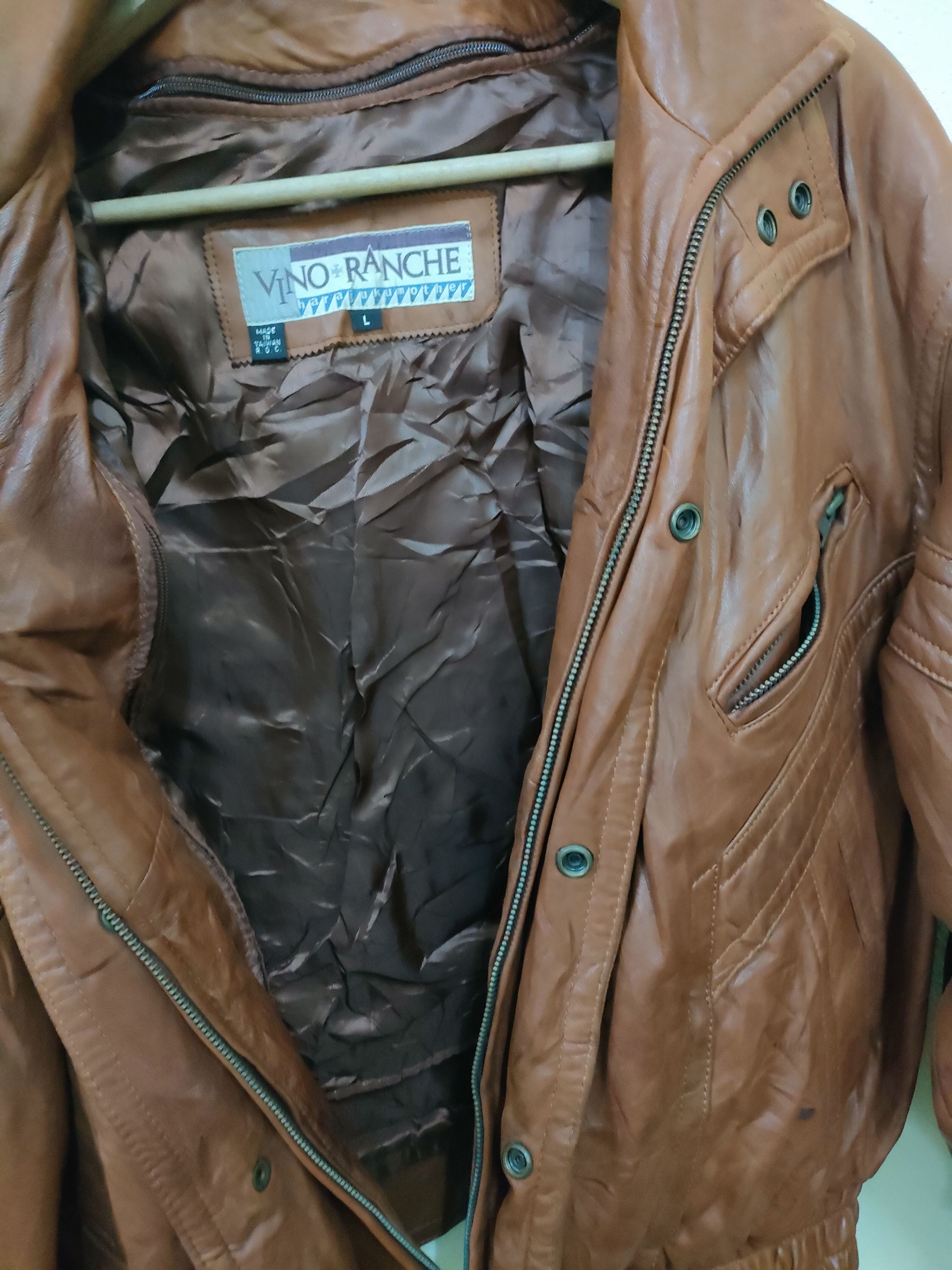 Japanese Brand × Vintage Vintage Vino Ranche Harajuku Mother Leather Jacket Size US L / EU 52-54 / 3 - 7 Thumbnail