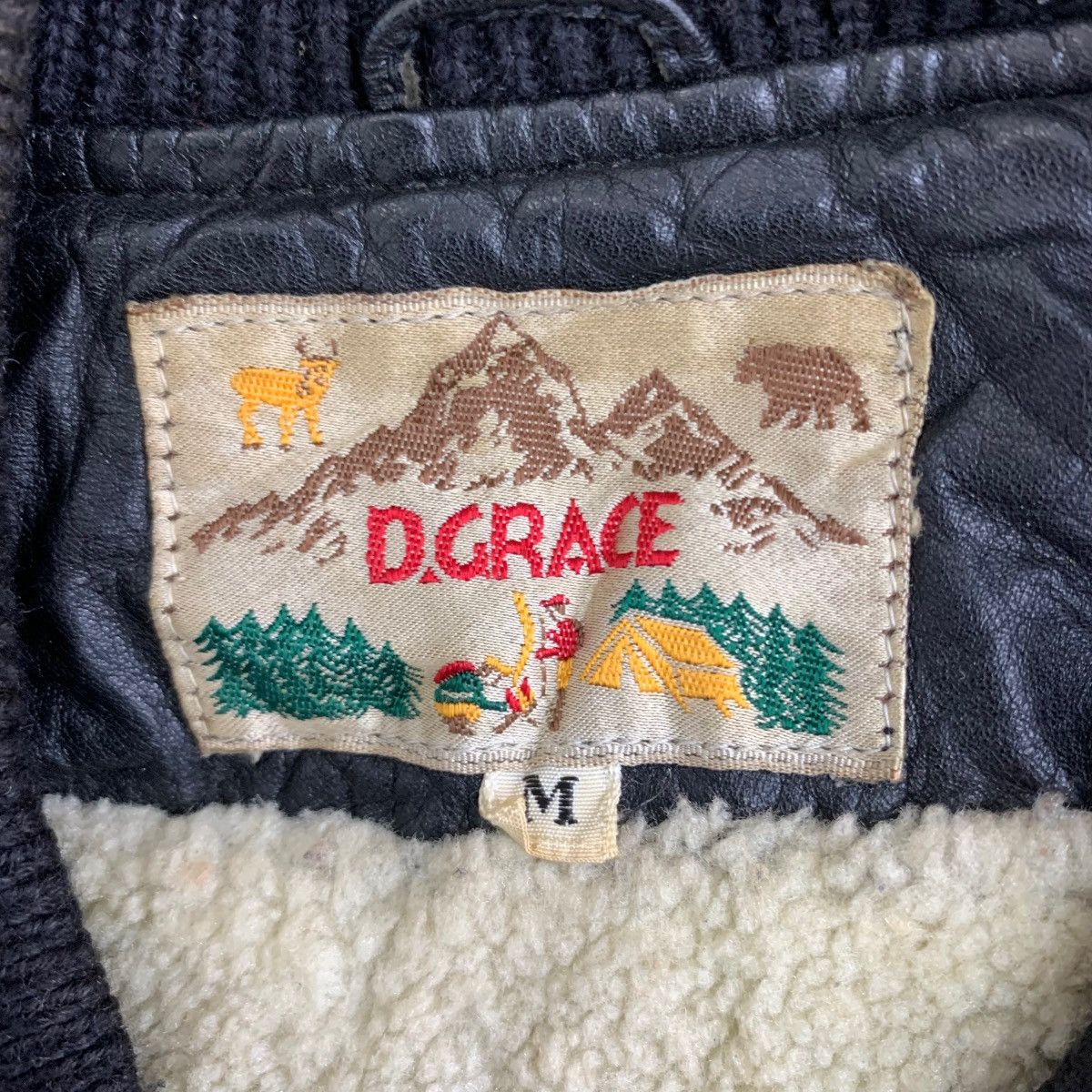 Designer × Vintage Vintage D Grace Outdoor Hunting Varsity Bomber Jacket Size US M / EU 48-50 / 2 - 5 Thumbnail