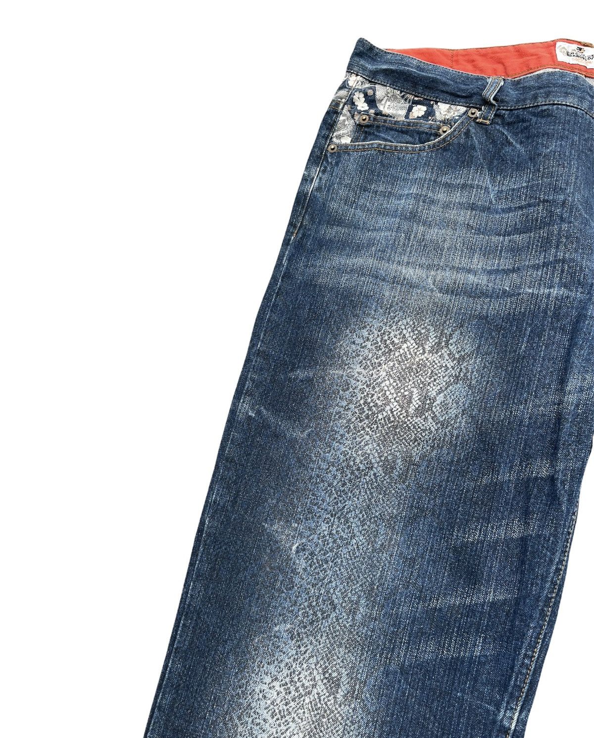 If Six Was Nine Karakuri Tamashi Multi pocket Denim Size US 39 - 6 Thumbnail