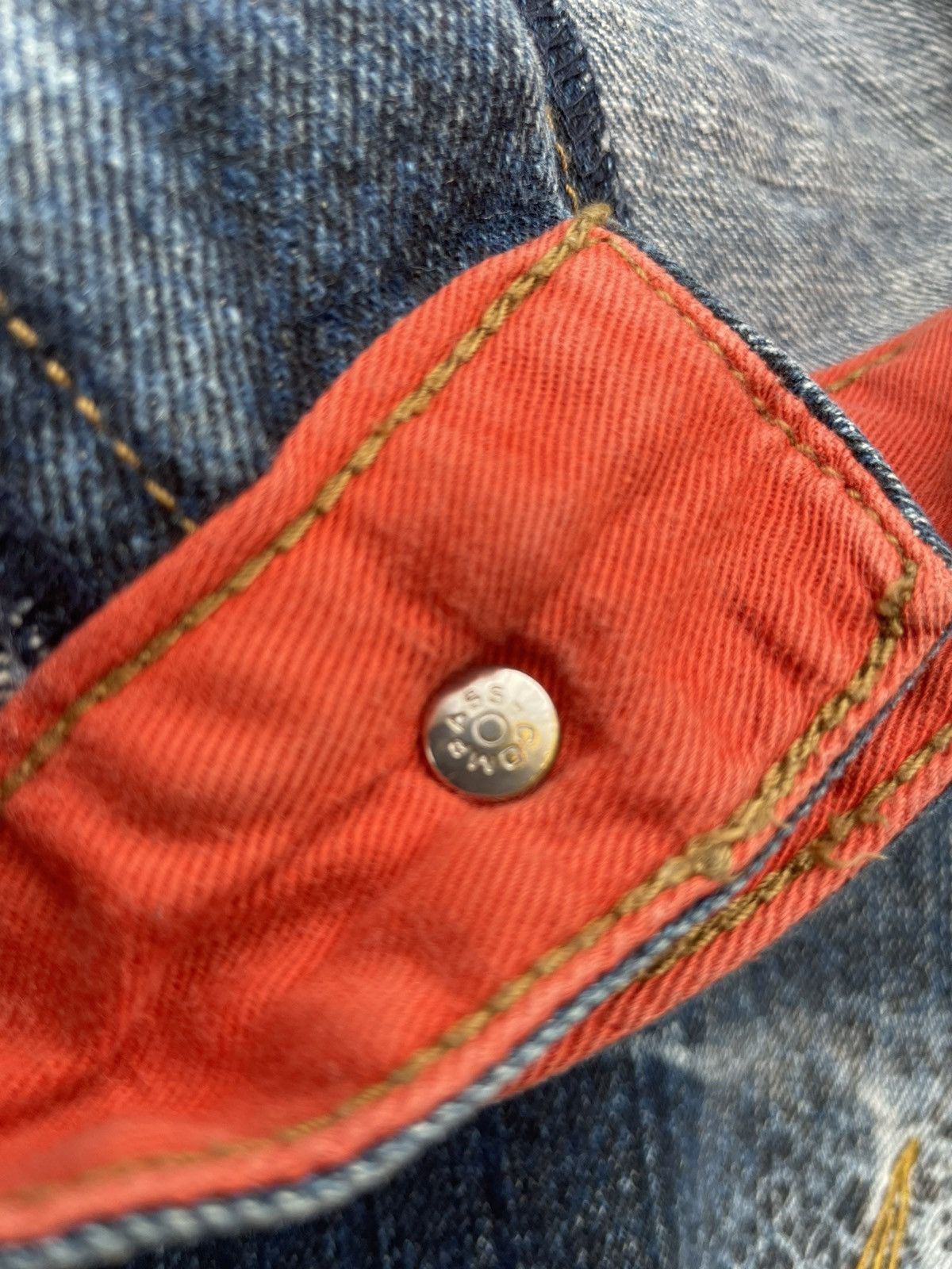 If Six Was Nine Karakuri Tamashi Multi pocket Denim Size US 39 - 15 Thumbnail