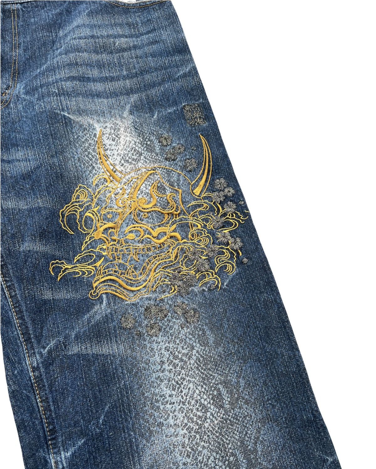 If Six Was Nine Karakuri Tamashi Multi pocket Denim Size US 39 - 5 Thumbnail