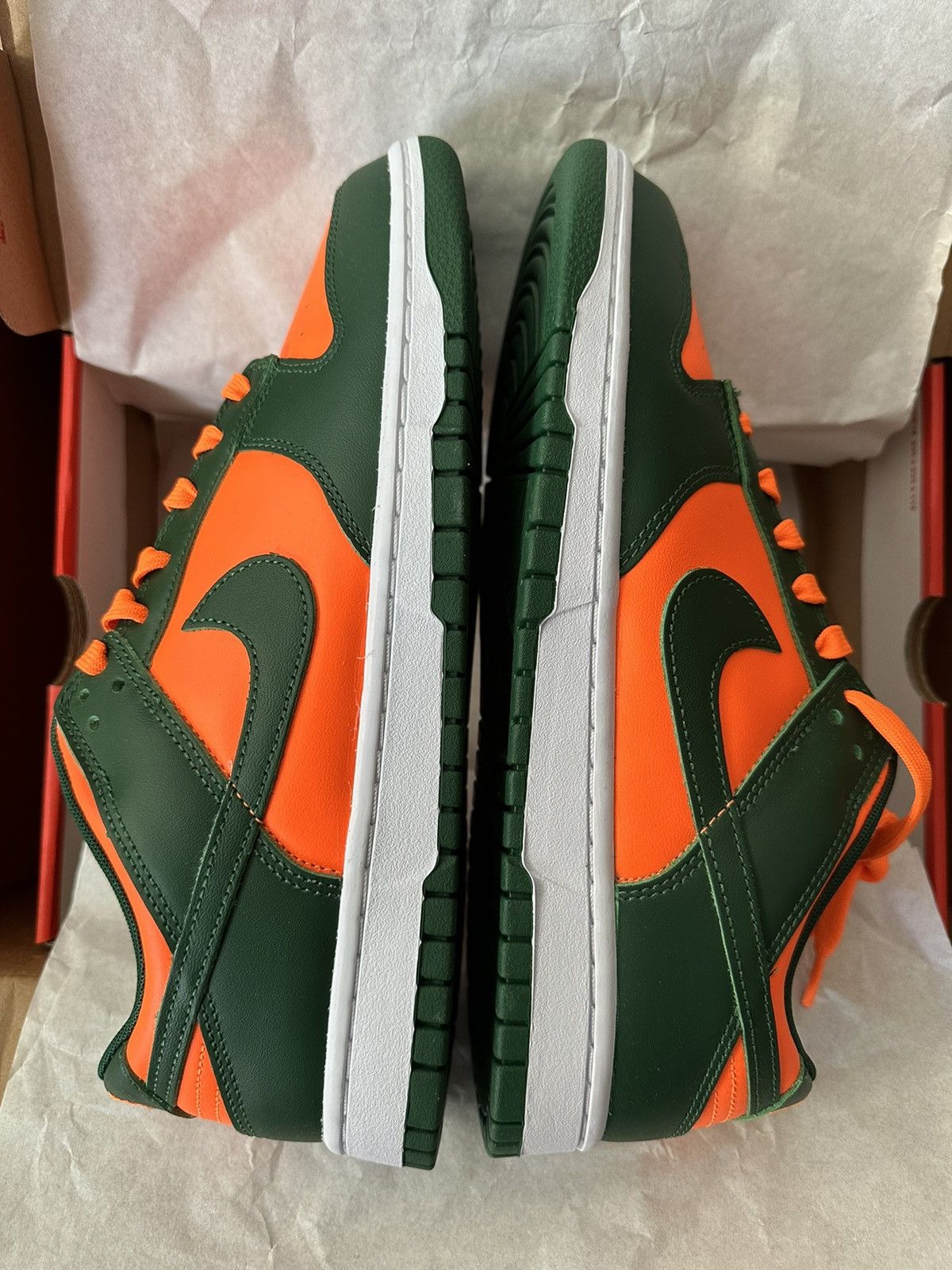 Nike Nike Dunk Low Miami Hurricane Size US 11 / EU 44 - 2 Thumbnail