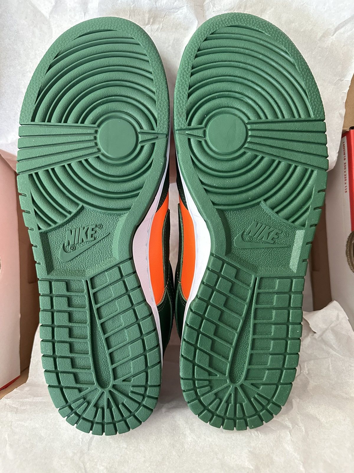 Nike Nike Dunk Low Miami Hurricane Size US 11 / EU 44 - 6 Thumbnail