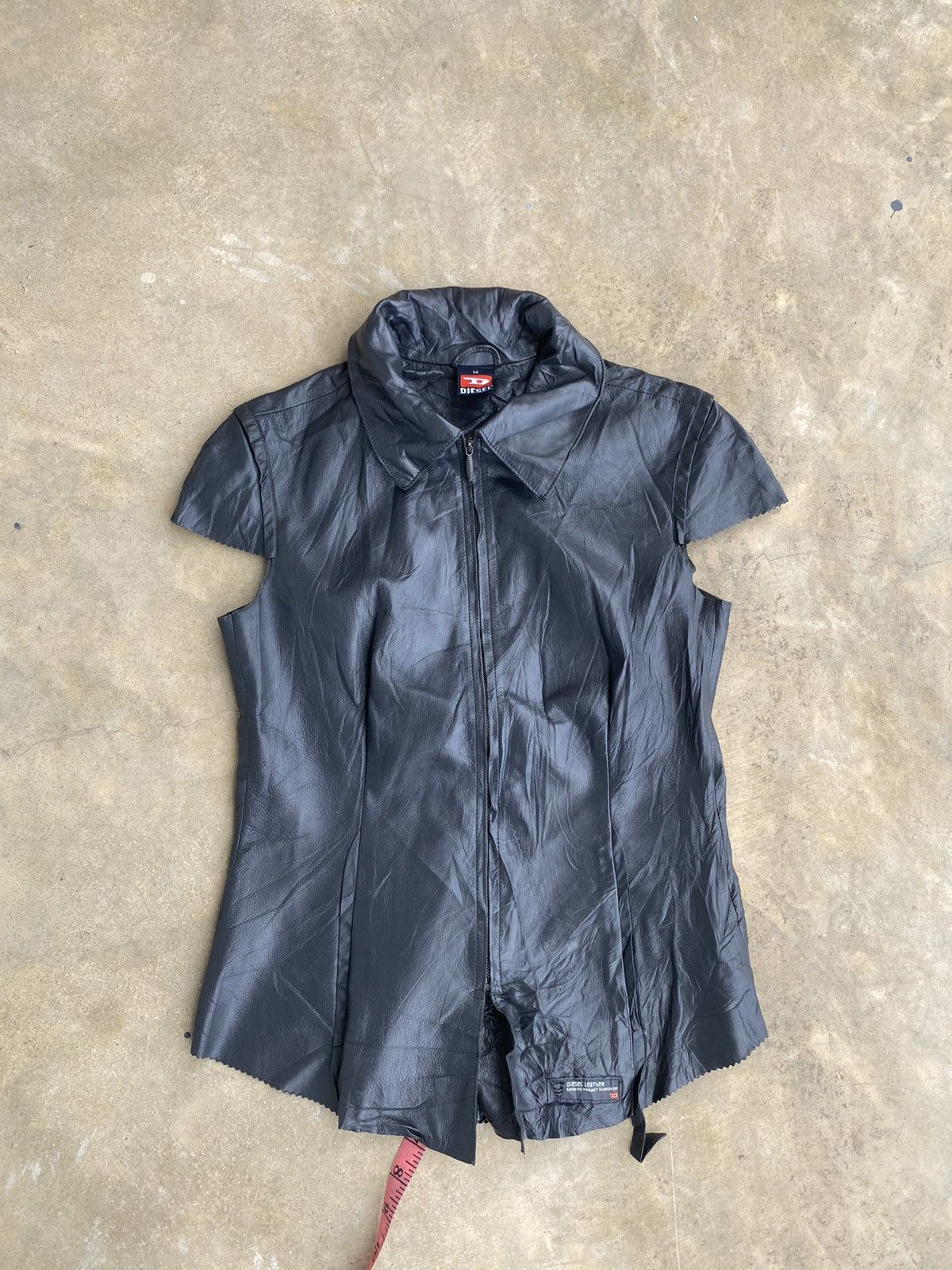 Designer × Diesel DIESEL LEATHER JACKET NICE FASHION Size US M / EU 48-50 / 2 - 7 Thumbnail