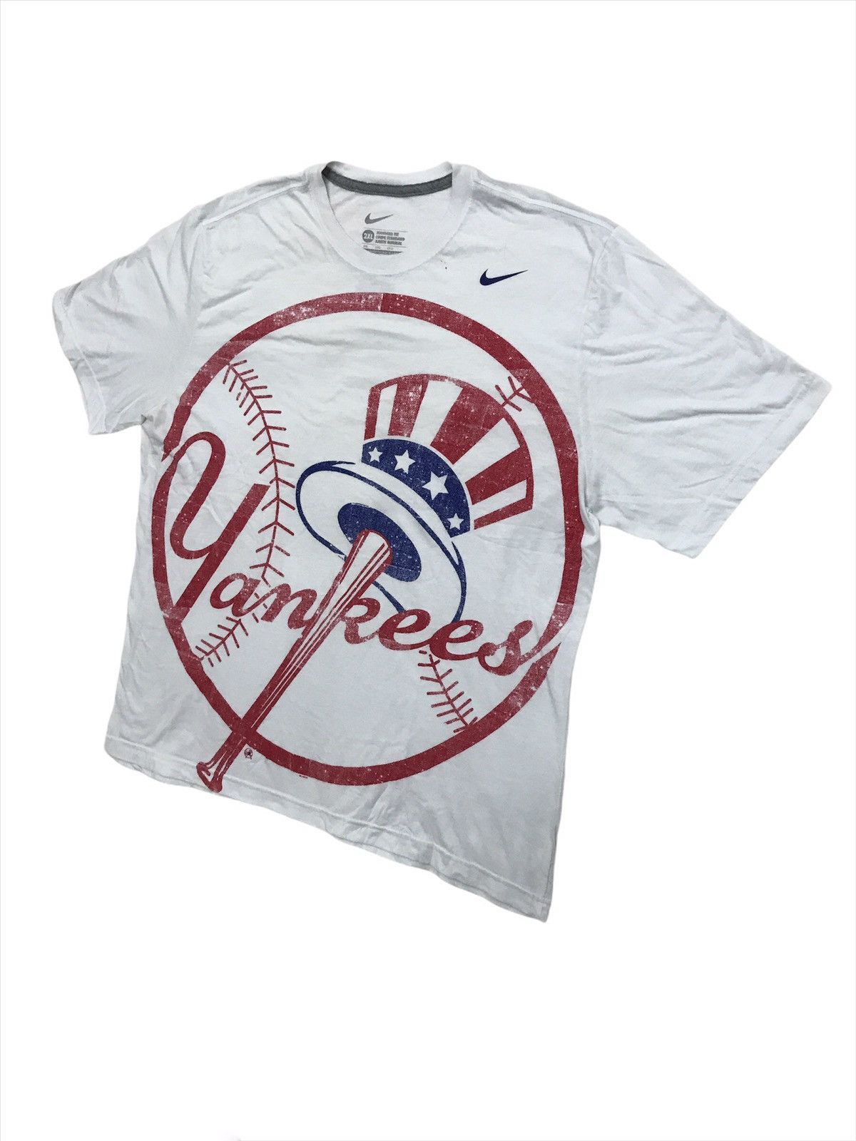 MLB × New York Yankees × Nike Nike New York Yankees Big Logo MLB Over print RARE Size US XXL / EU 58 / 5 - 2 Thumbnail