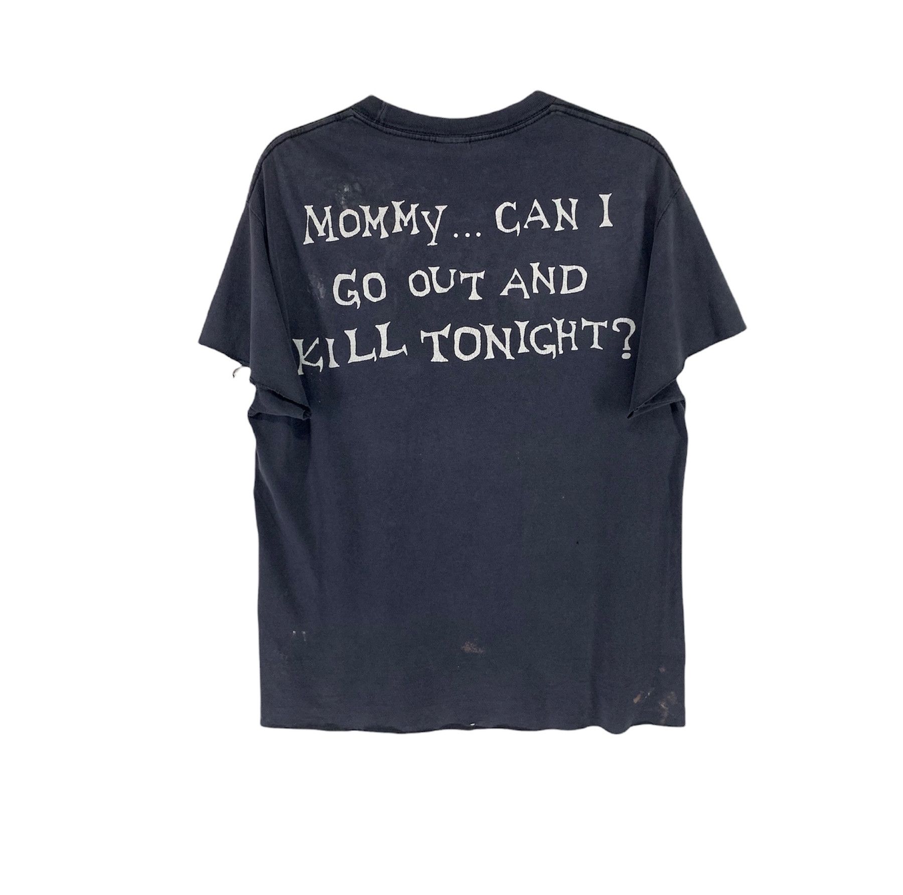 Band Tees × Vintage Misfits Pushead mommy can i go out & kill tonight vtg tee Size US M / EU 48-50 / 2 - 2 Thumbnail