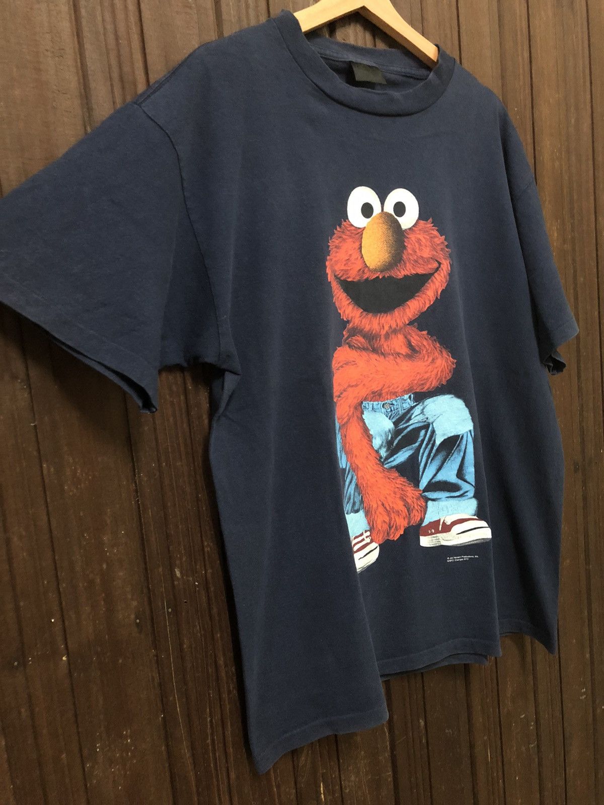 Cartoon Network × Vintage Vintage Elmo Cartoon Sesame Street Rare Big Print T Shirt Size US L / EU 52-54 / 3 - 5 Thumbnail
