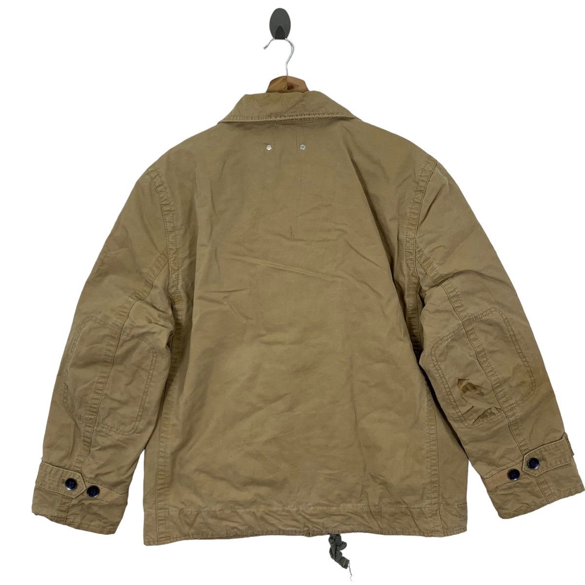 Gap × Vintage Vintage GAP brand Truckers Khaki Button Jacket Size US L / EU 52-54 / 3 - 7 Thumbnail