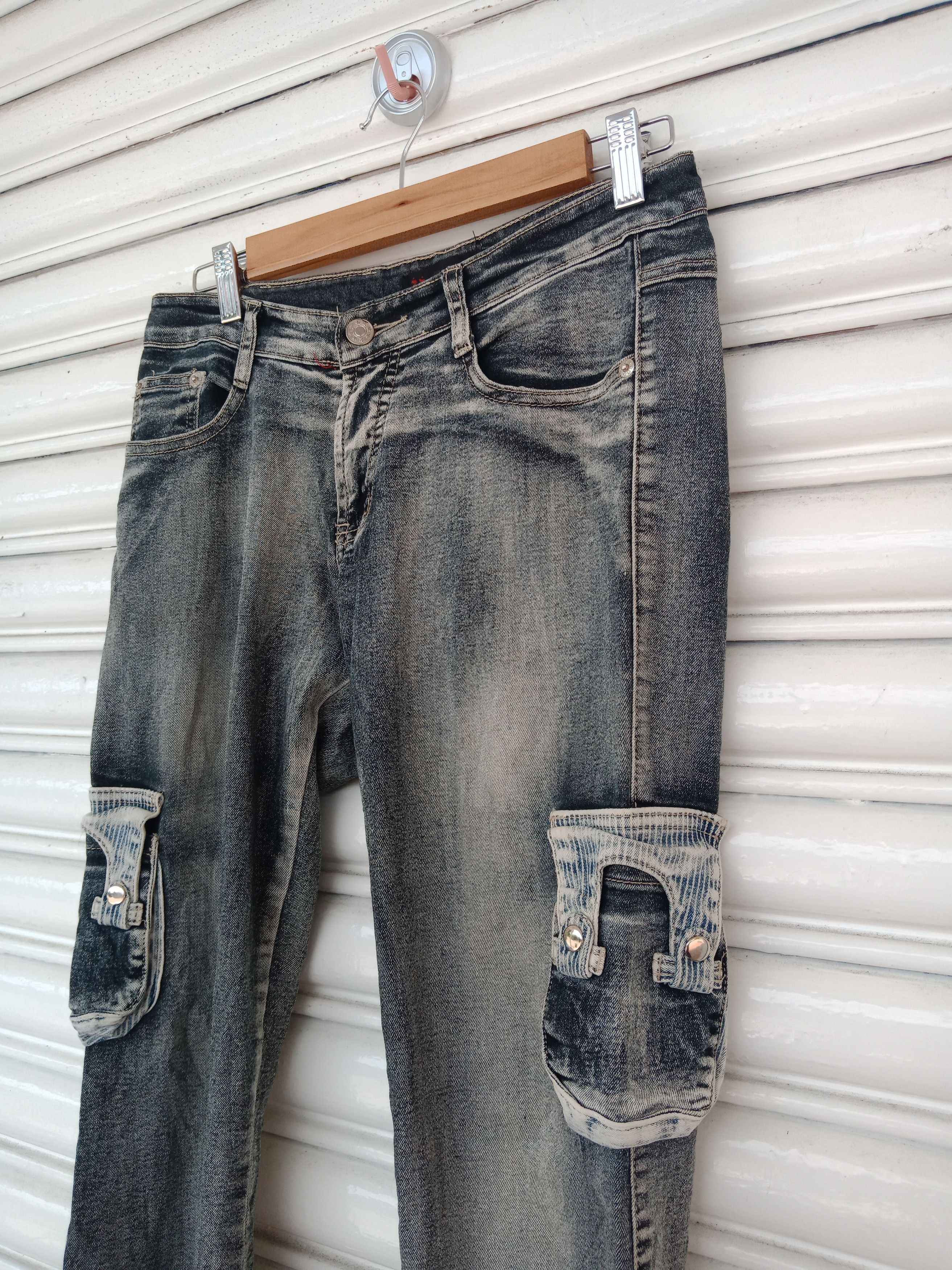 In The Attic Pantamime Hybrid Flare Washed Black Size US 30 / EU 46 - 6 Thumbnail