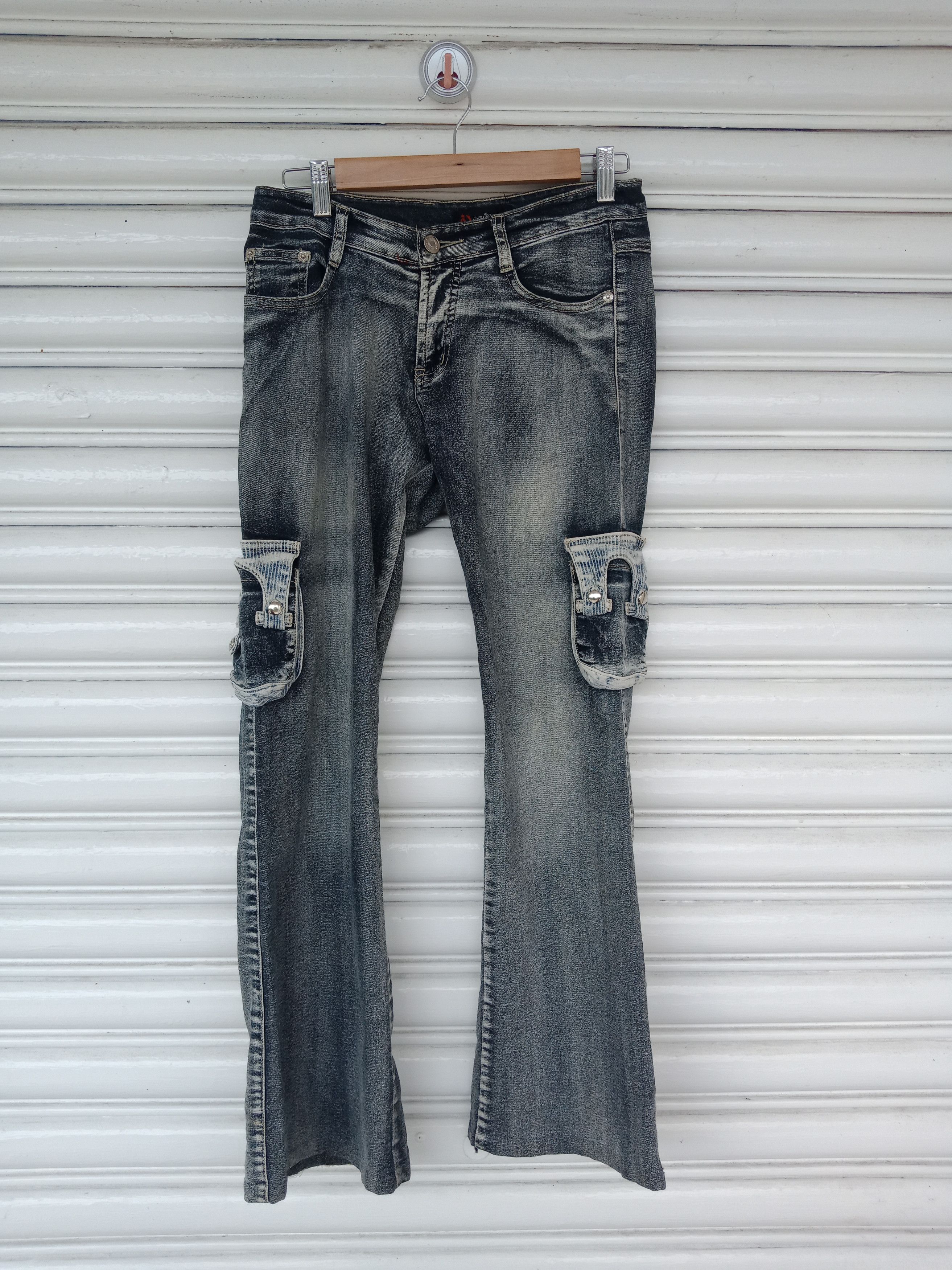 In The Attic Pantamime Hybrid Flare Washed Black Size US 30 / EU 46 - 1 Thumbnail