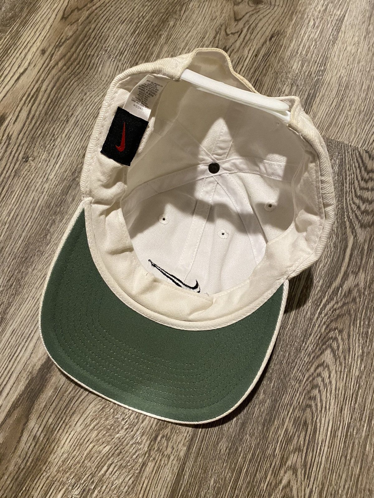 Nike × Vintage Vintage 1990s Nike Swoosh Logo Cap Hat Size ONE SIZE - 4 Thumbnail