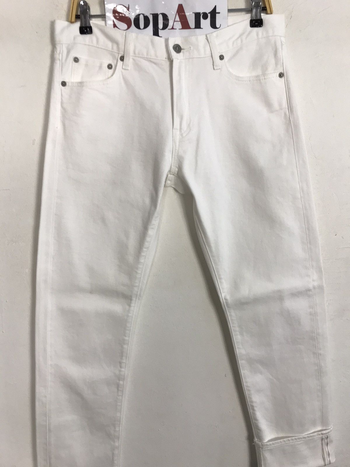 Japanese Brand × Uniqlo Uniqlo Jeans Colour White Selvedge Style Size US 34 / EU 50 - 3 Thumbnail