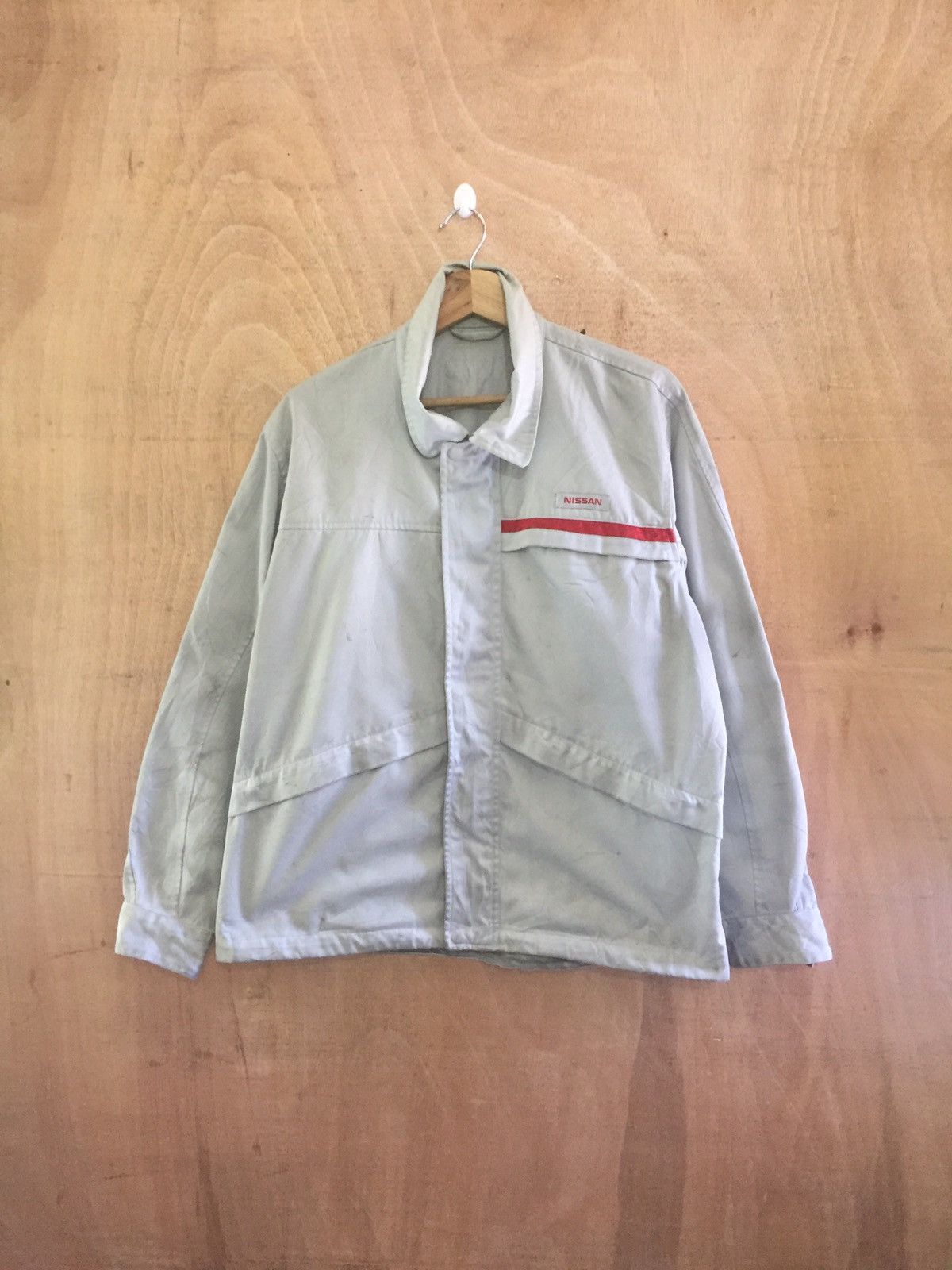Japanese Brand × Vintage Vintage Nissan Jacket Worker Long Sleeve Size US M / EU 48-50 / 2 - 1 Thumbnail