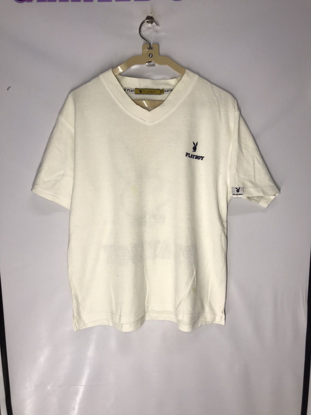Playboy Playboy embroidered big bunny logo tshirt Size US M / EU 48-50 / 2 - 6 Thumbnail
