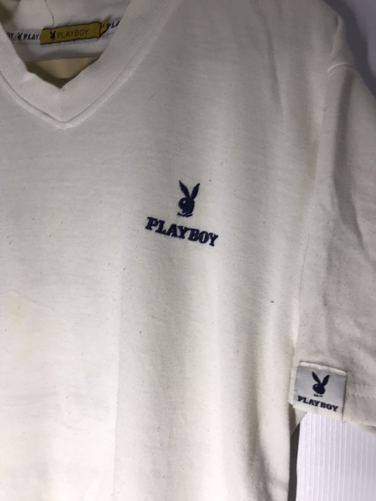 Playboy Playboy embroidered big bunny logo tshirt Size US M / EU 48-50 / 2 - 4 Thumbnail