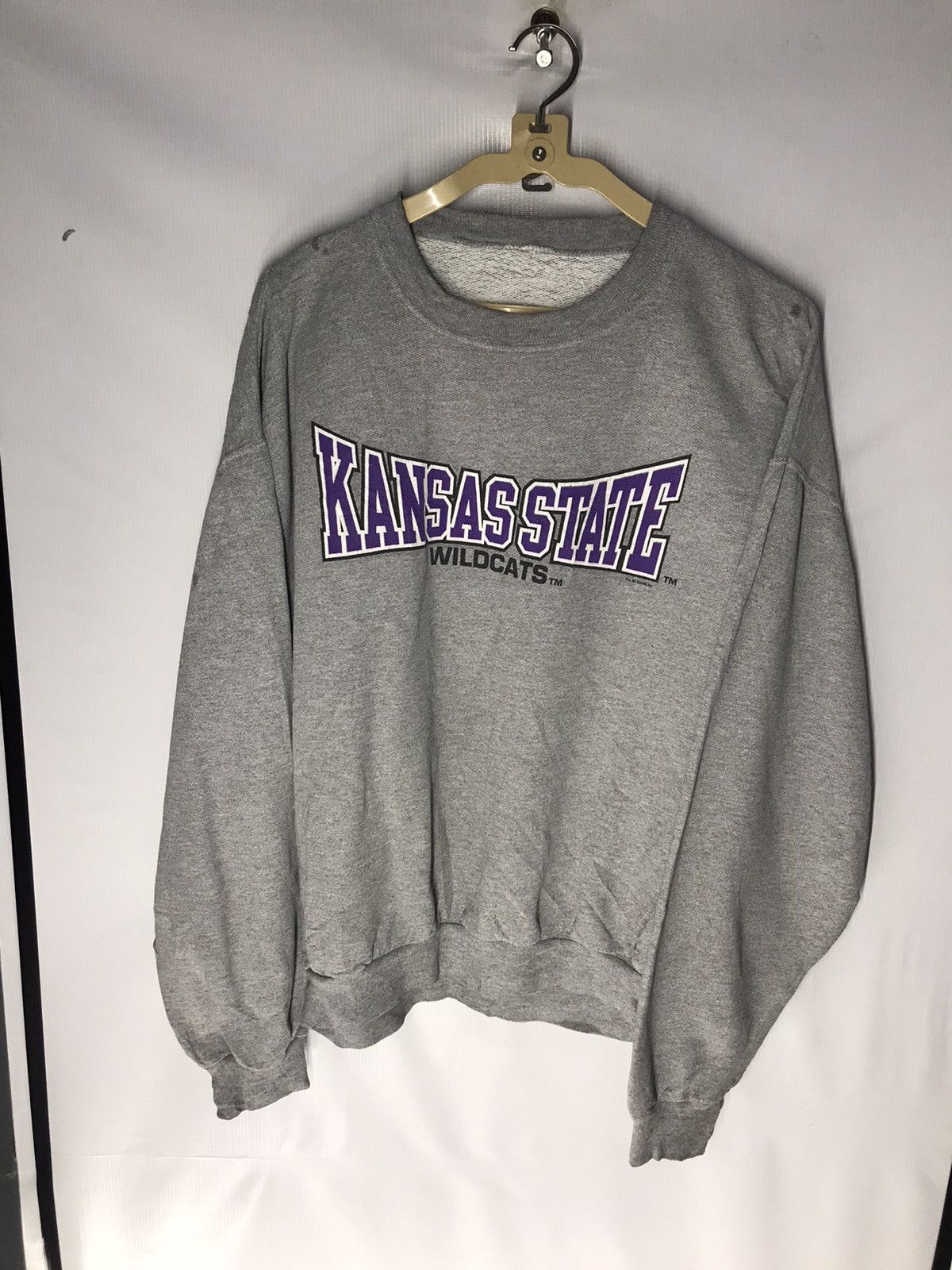 Vintage Kansas state wildcats crewneck sweatshirt Size US L / EU 52-54 / 3 - 4 Thumbnail