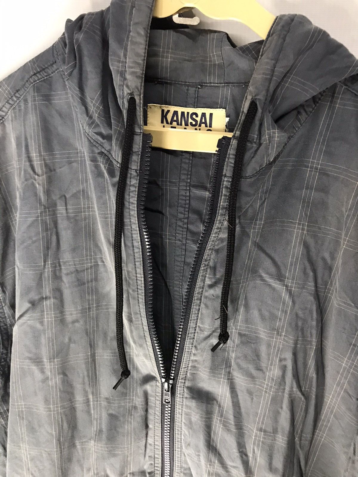 Japanese Brand × Kansai Yamamoto × Vintage Vintage kansai jeans hoodie zipper Size US XL / EU 56 / 4 - 5 Thumbnail