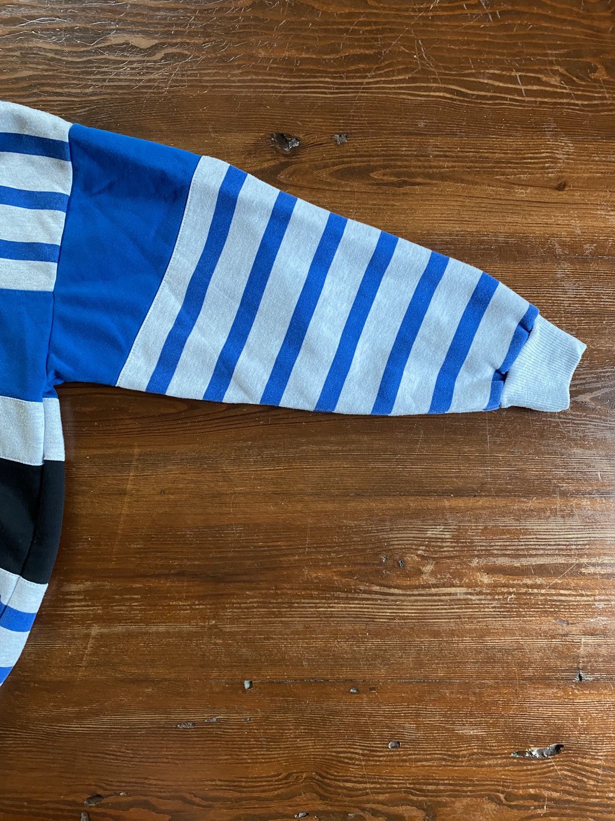 Vintage Vintage 90’s Claybrooke Striped Polo Sweatshirt Size US L / EU 52-54 / 3 - 7 Thumbnail