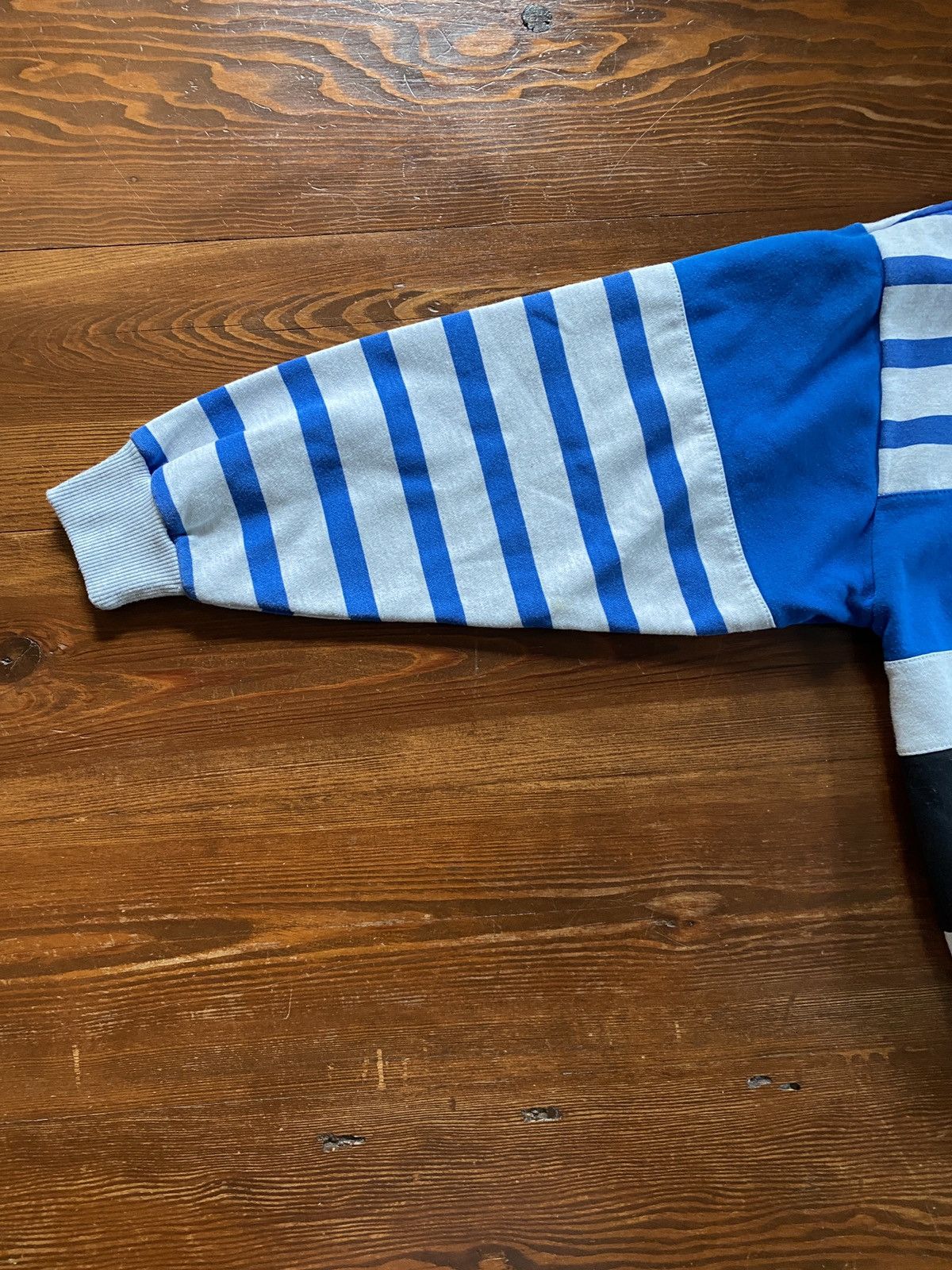 Vintage Vintage 90’s Claybrooke Striped Polo Sweatshirt Size US L / EU 52-54 / 3 - 8 Thumbnail