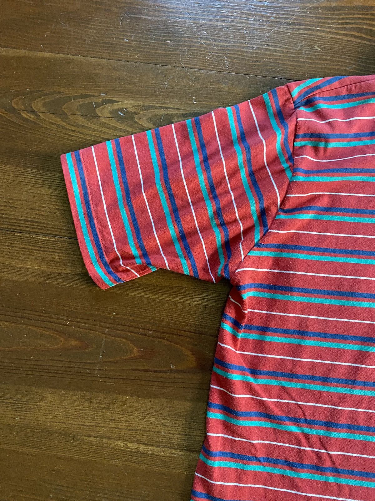 Vintage Vintage 80’s Manhattan Striped Pocket Polo Size US S / EU 44-46 / 1 - 10 Thumbnail